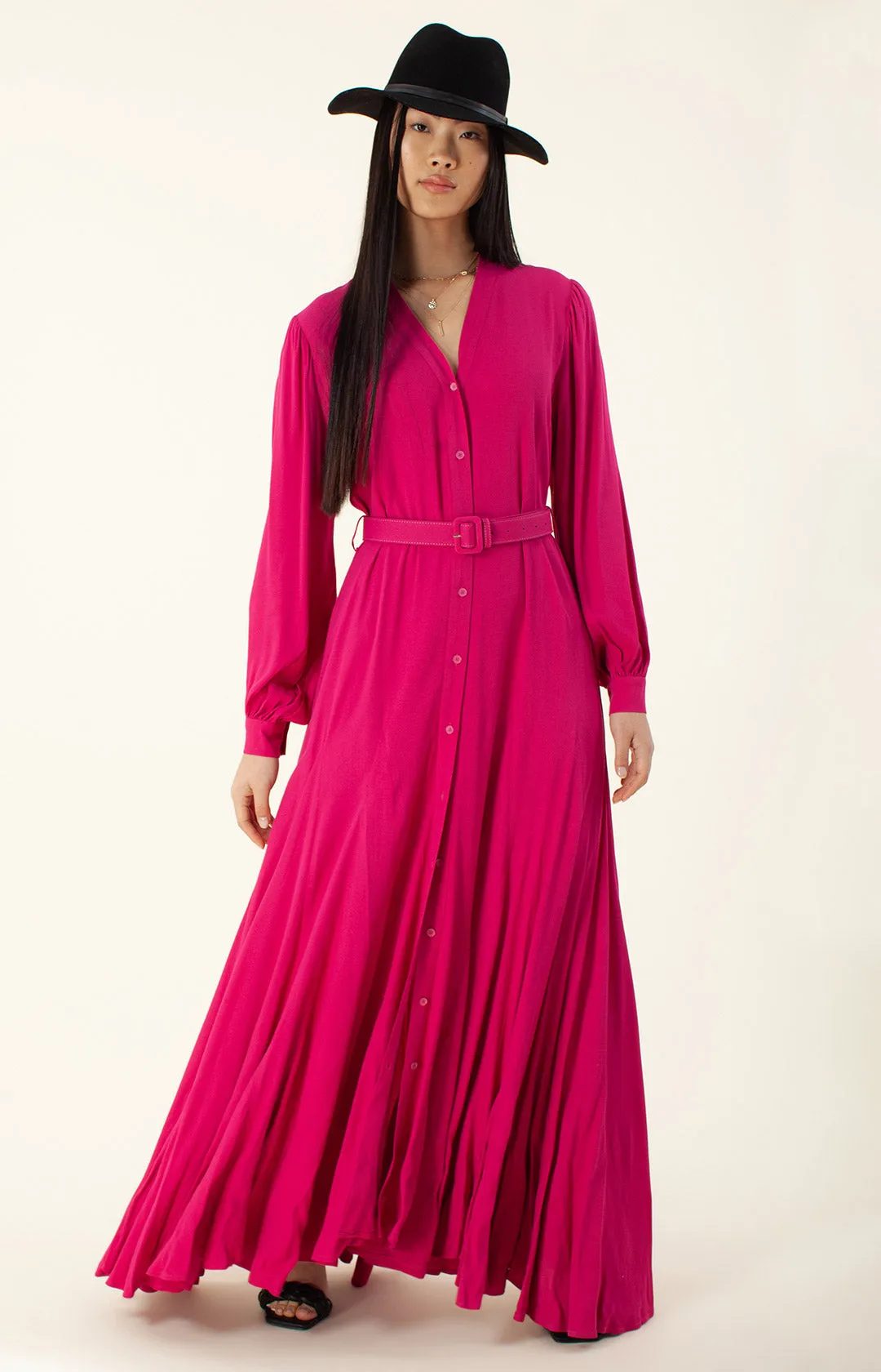 Marlena Solid Maxi Dress
