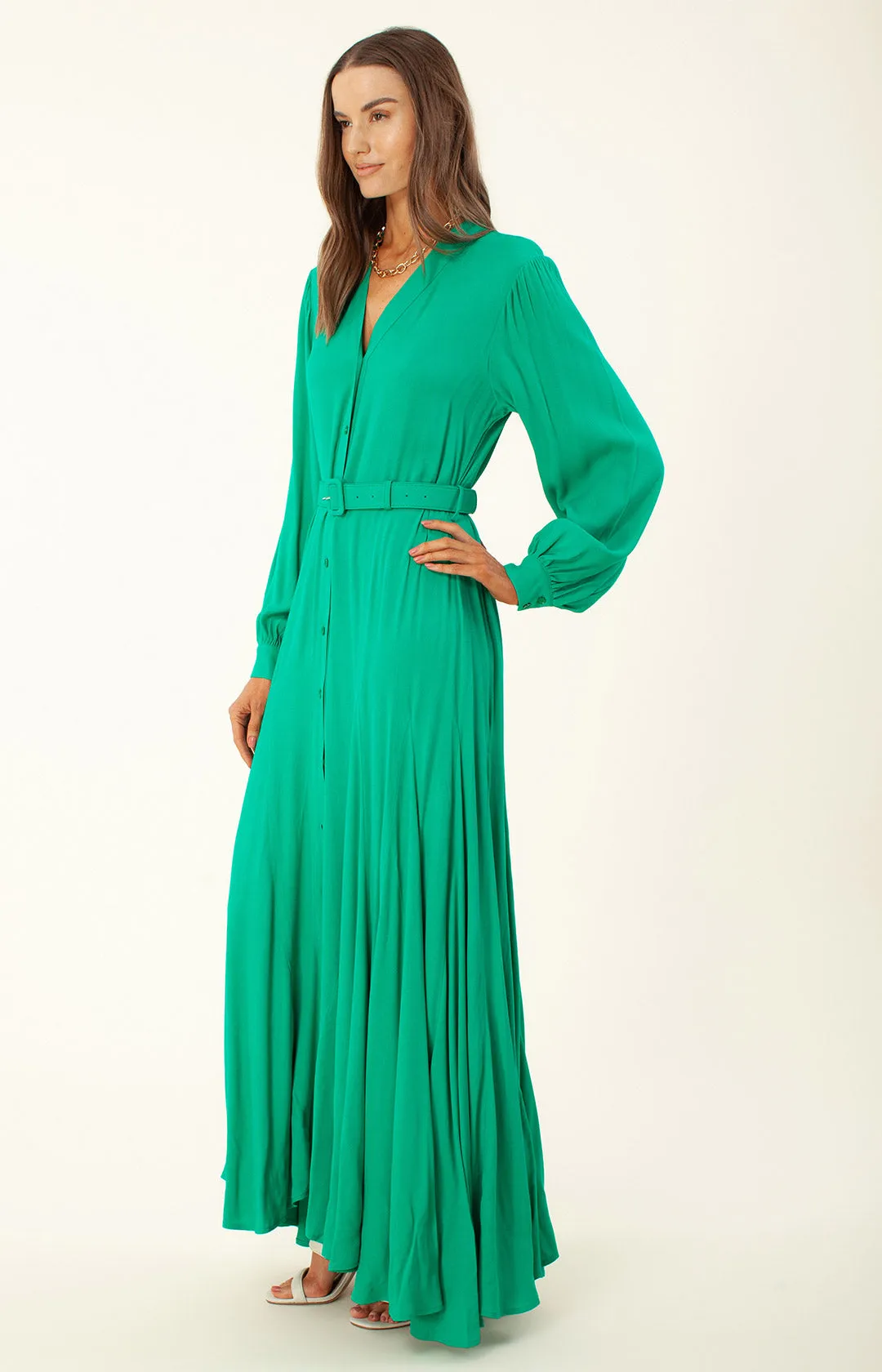 Marlena Solid Maxi Dress