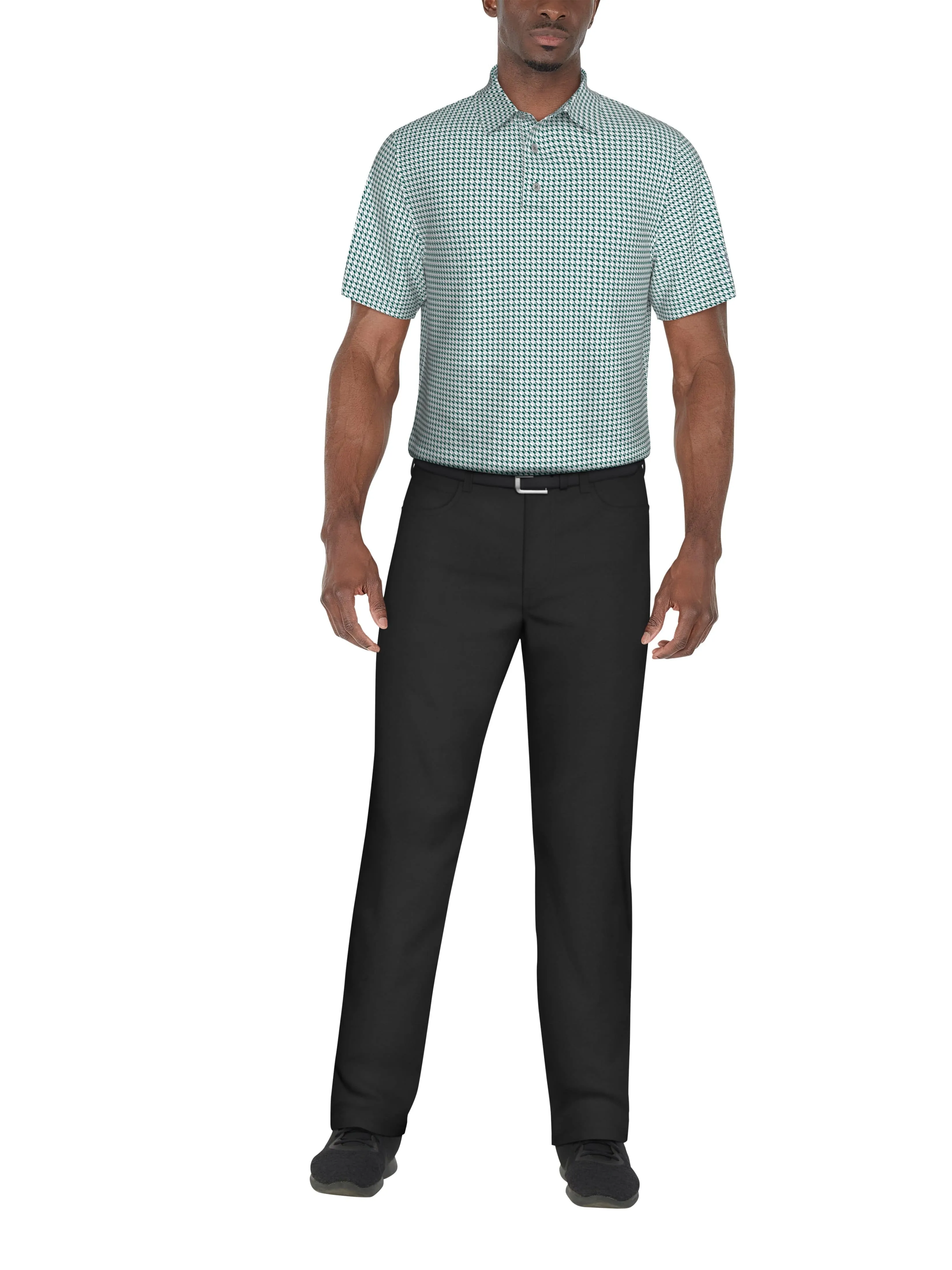 Men's Regimental Geo Print Golf Polo