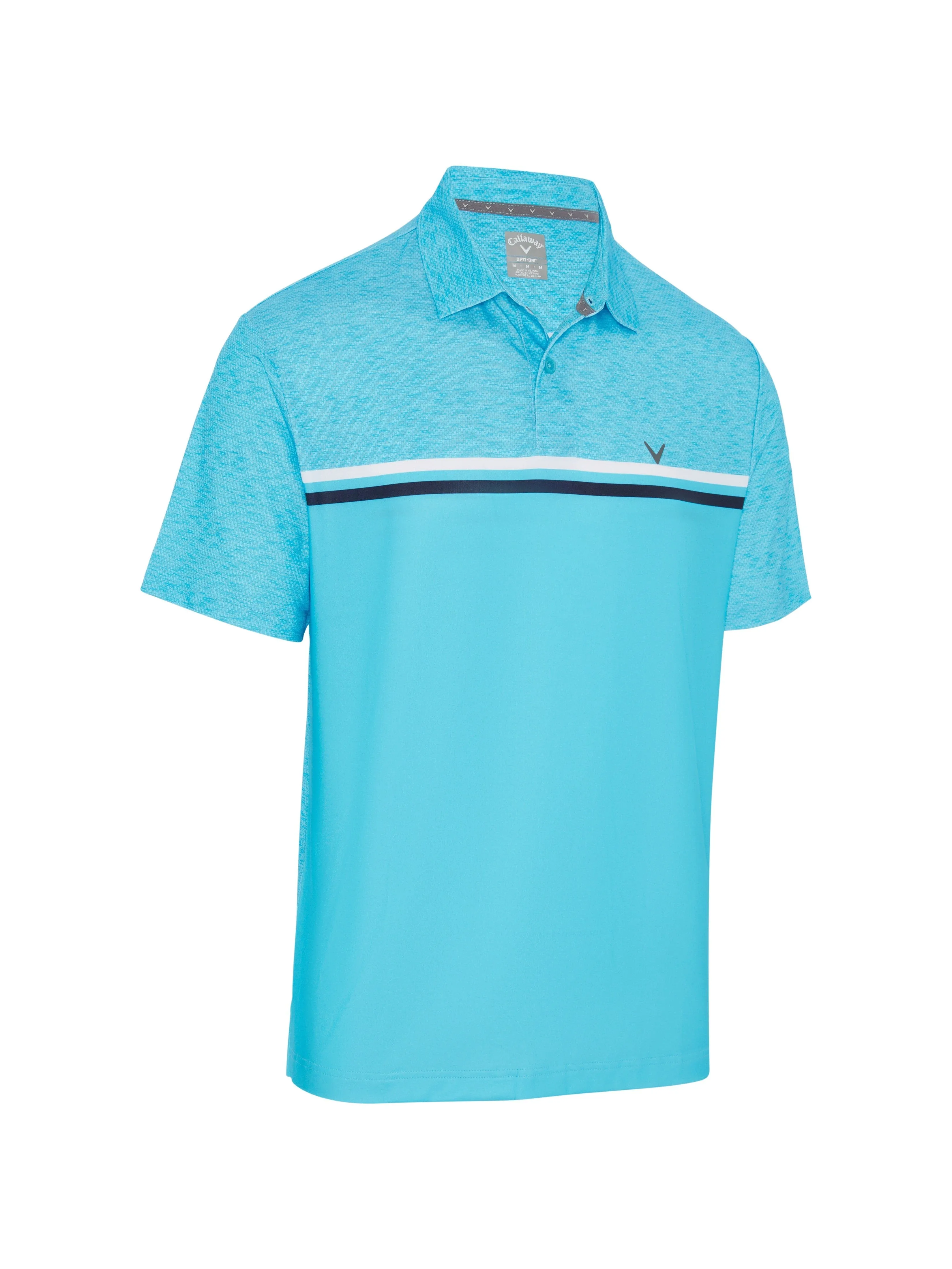 Men's Short Sleeve Engineered Printed Block Polo Shirt