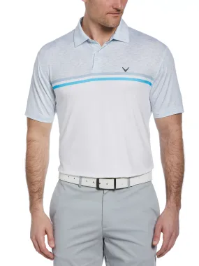Men's Short Sleeve Engineered Printed Block Polo Shirt