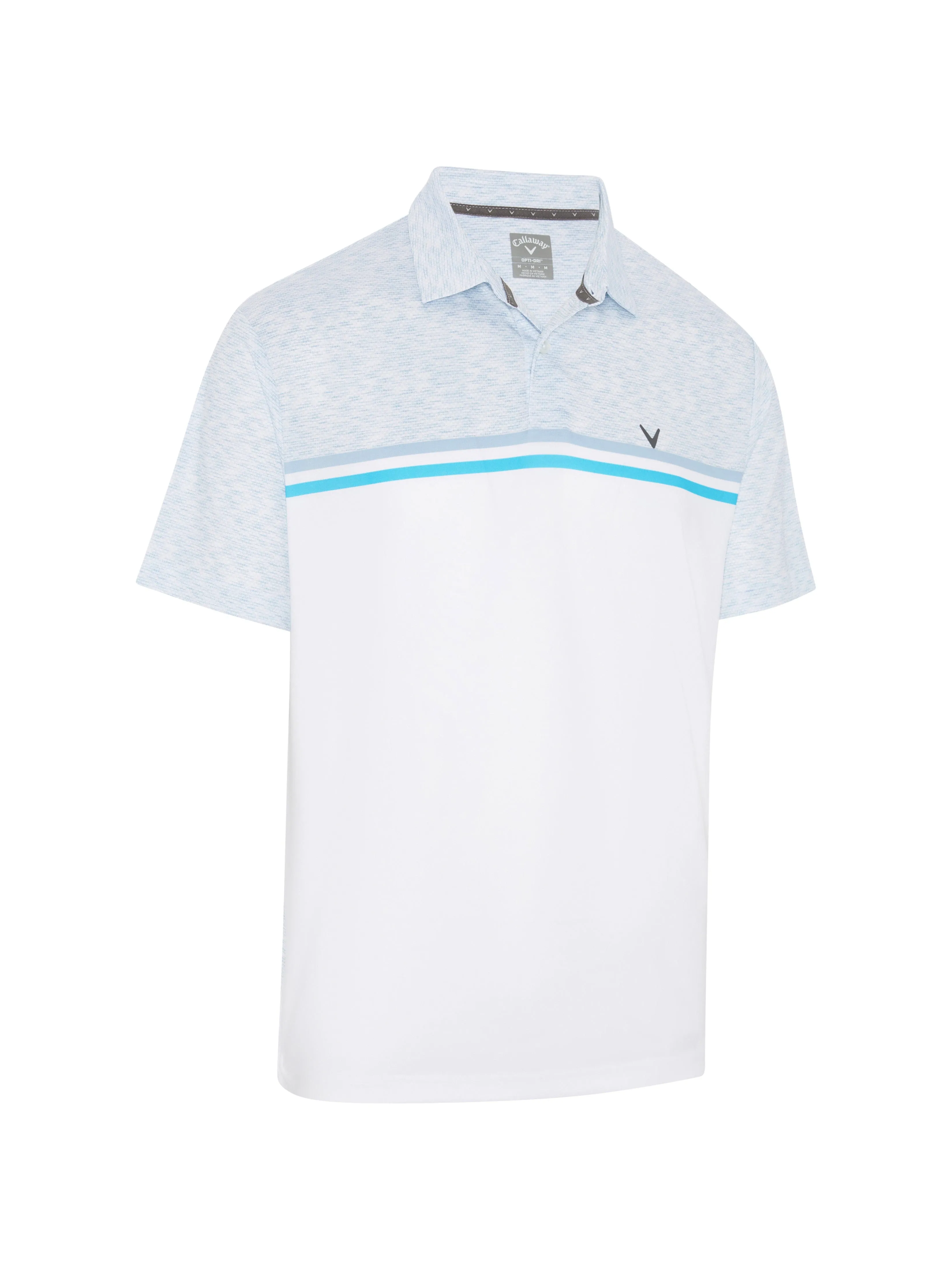 Men's Short Sleeve Engineered Printed Block Polo Shirt