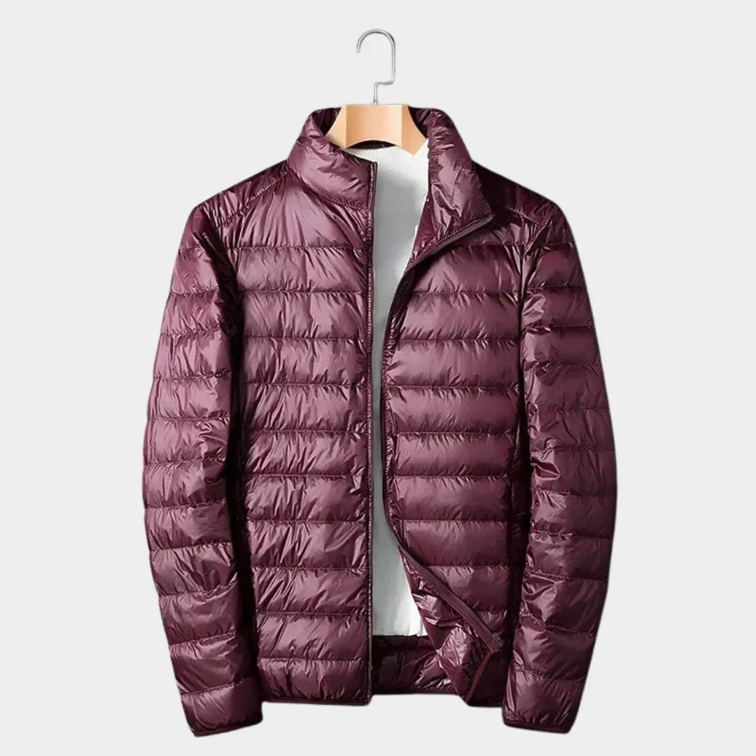 Mens Ultra-Light Duck Down Jacket  Waterproof  Padded Coat  Casual Fit  Portable & Lightweight  Multiple Colours