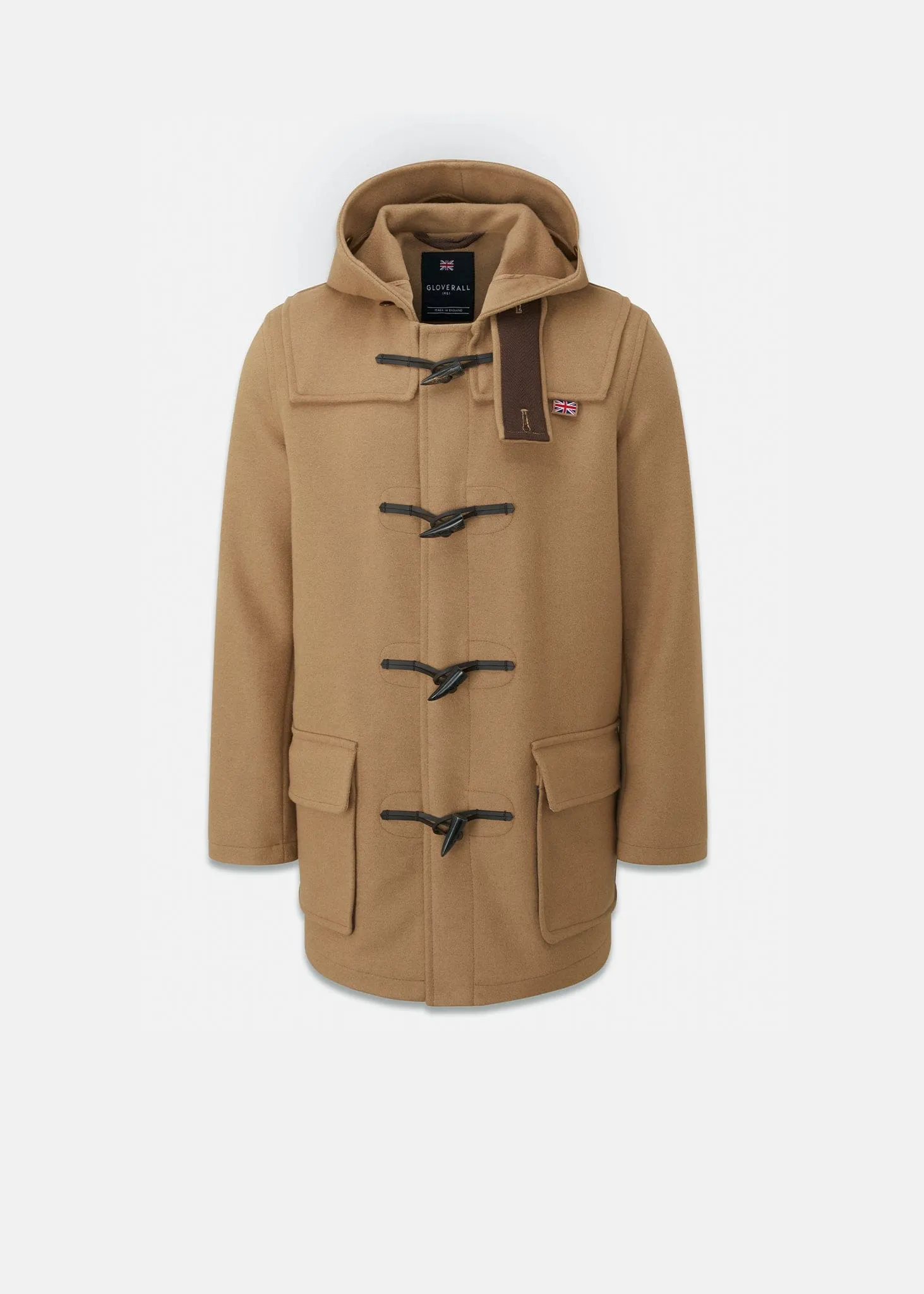 Morris Duffle Coat in Camel - Optimal Mid-Length Stylish Outerwear