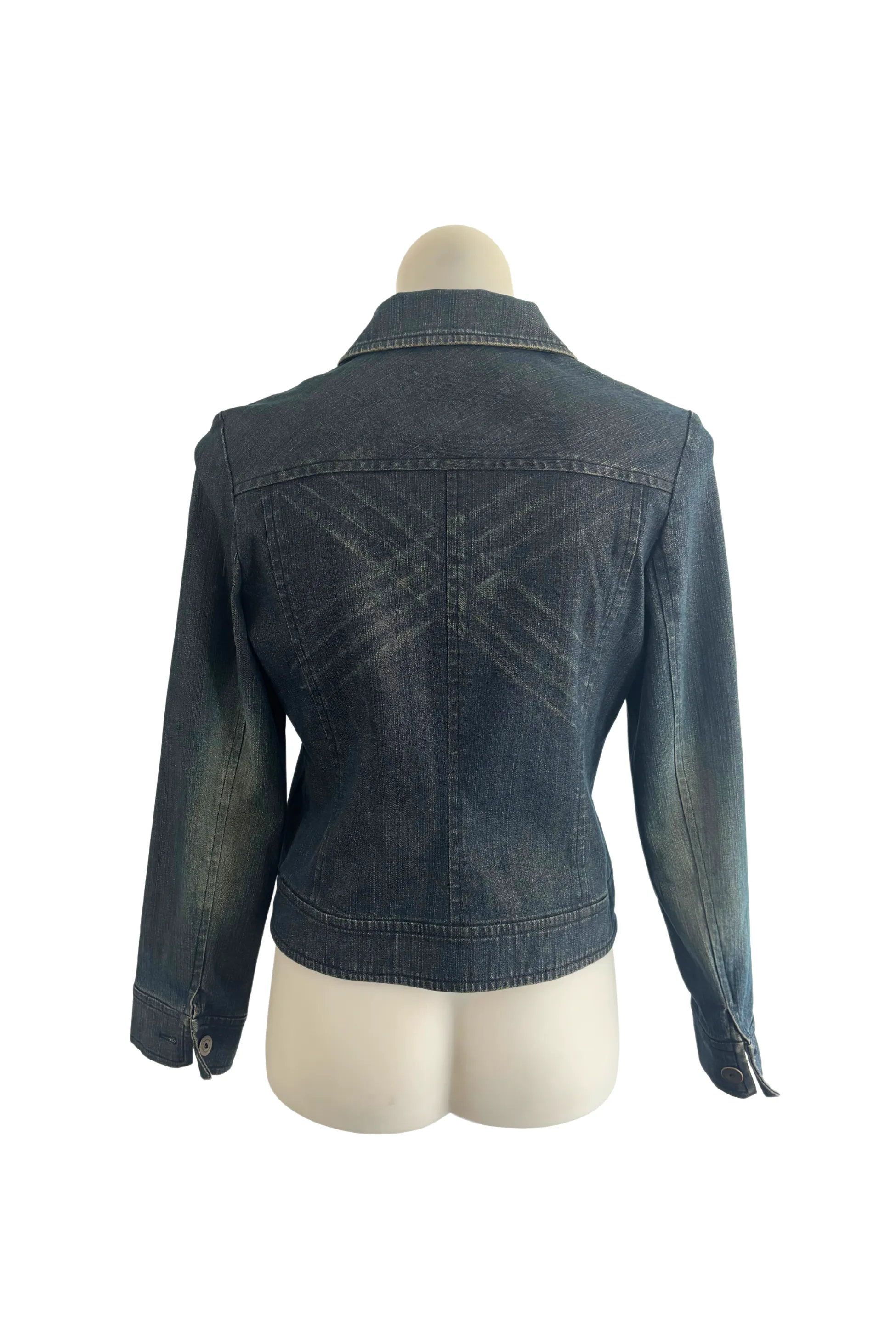 Mize vintage green wash denim jacket, 40
