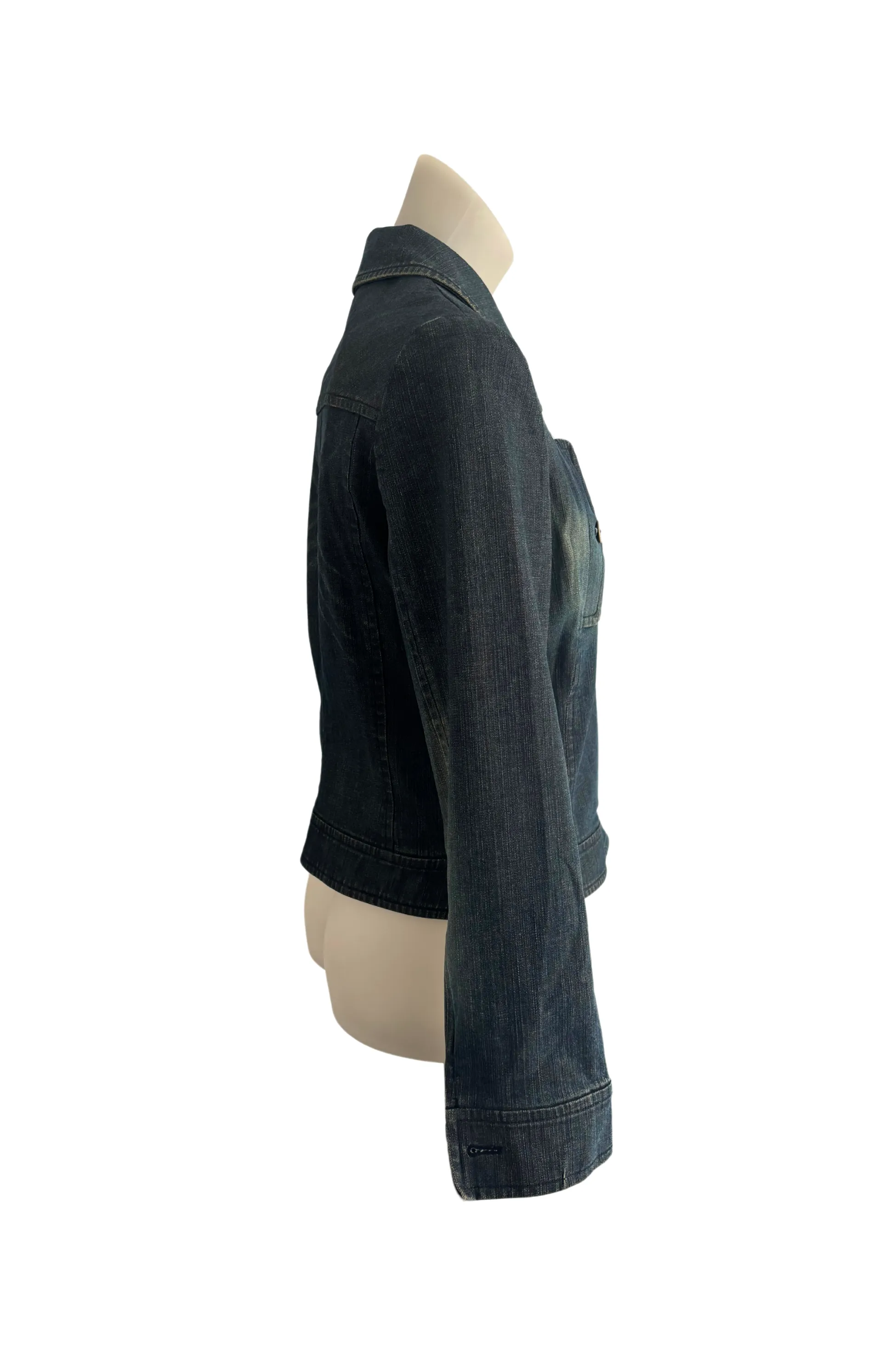 Mize vintage green wash denim jacket, 40