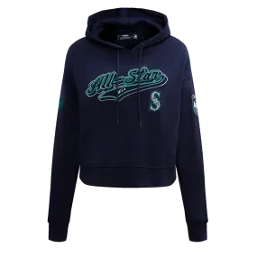 MLB ALL STAR 2023 WOMEN'S CROPPED PO HOODIE (MIDNIGHT NAVY)