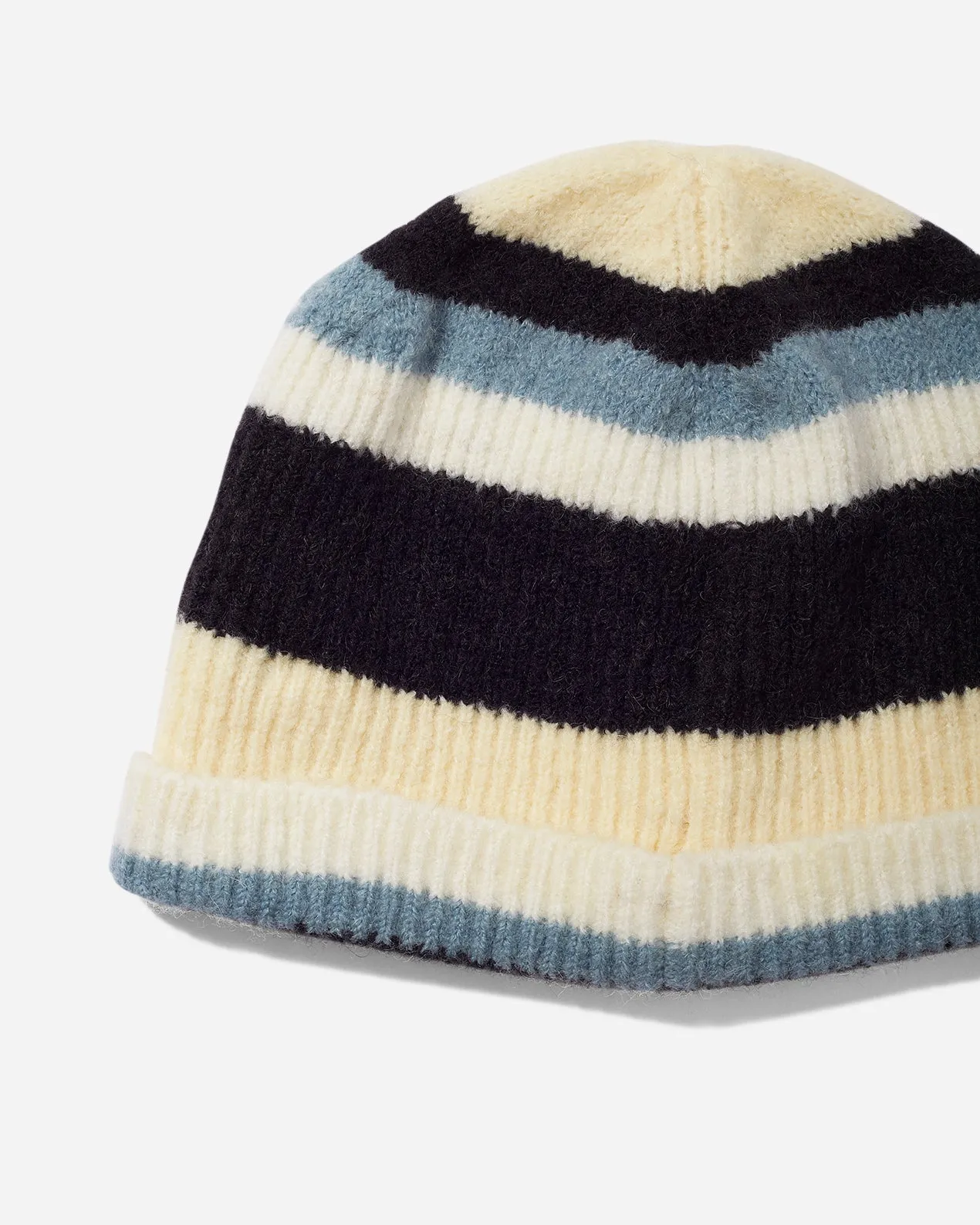 Mohair Stripe Beanie
