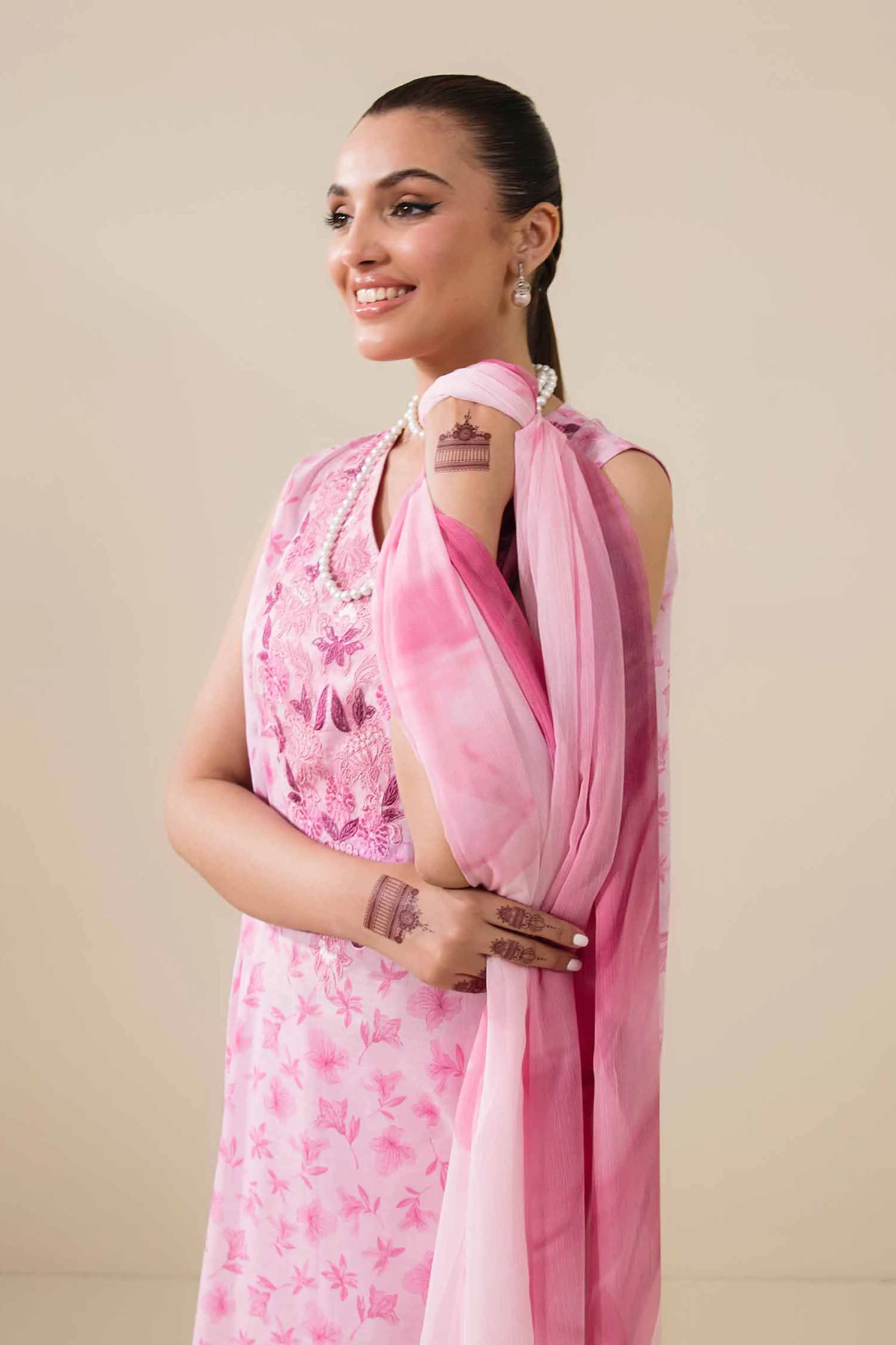 Nishat Linen Spring/Summer Lawn – 2 Piece - Printed Embroidered Suit - 42401626