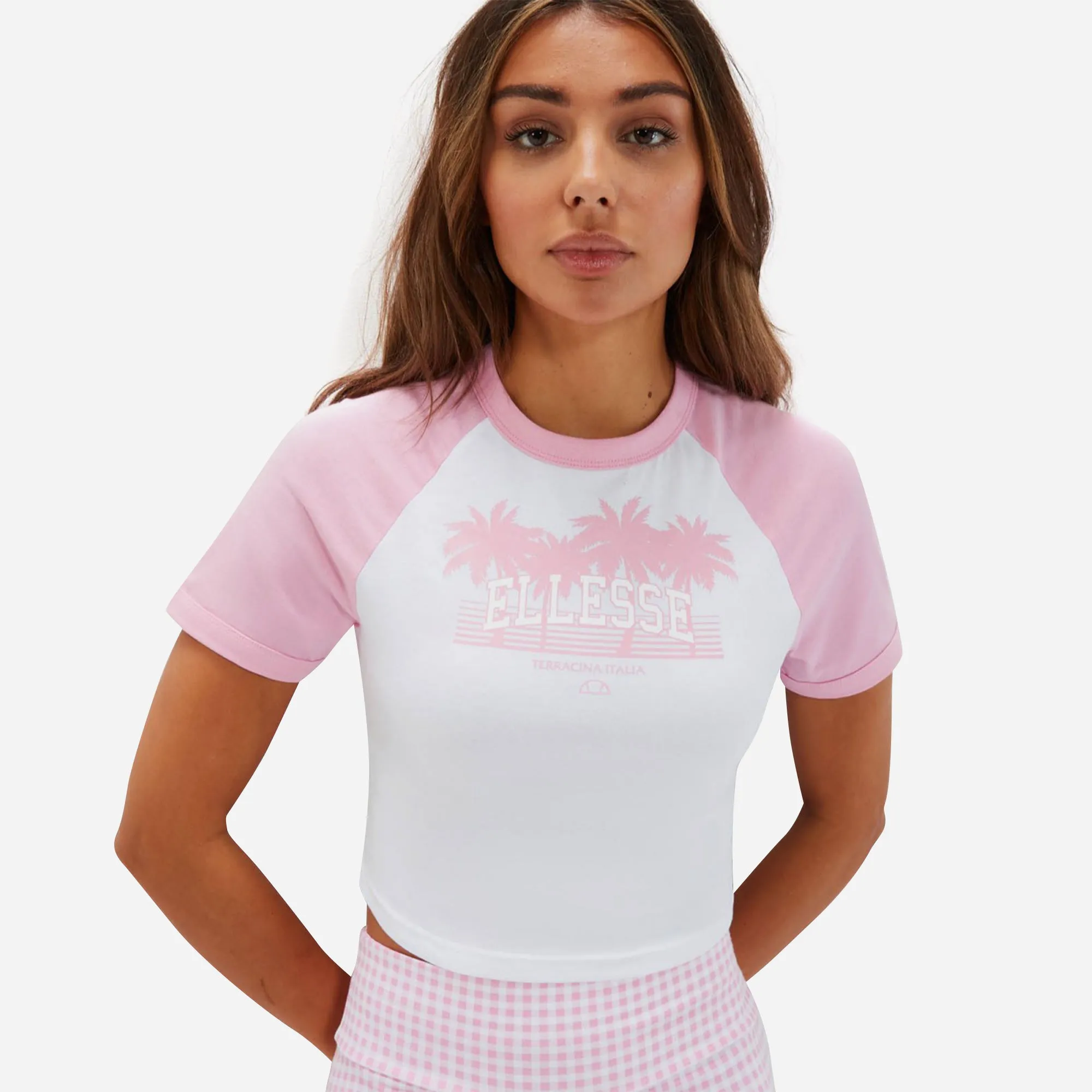 Áo Crop-Top Nữ Ellesse Summer Resort-Fanucci - Trắng