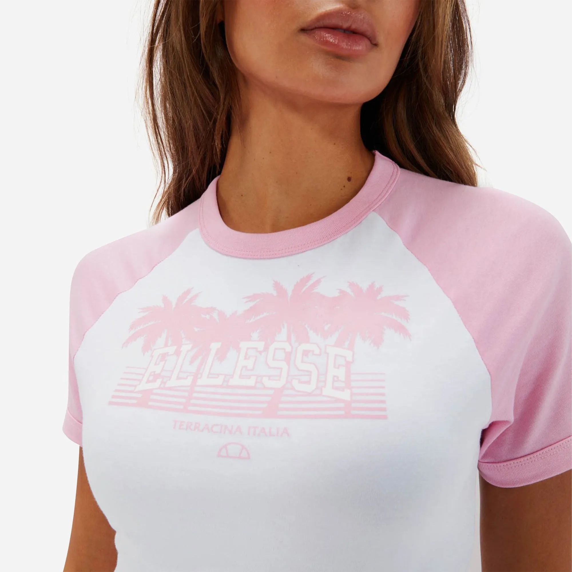 Áo Crop-Top Nữ Ellesse Summer Resort-Fanucci - Trắng