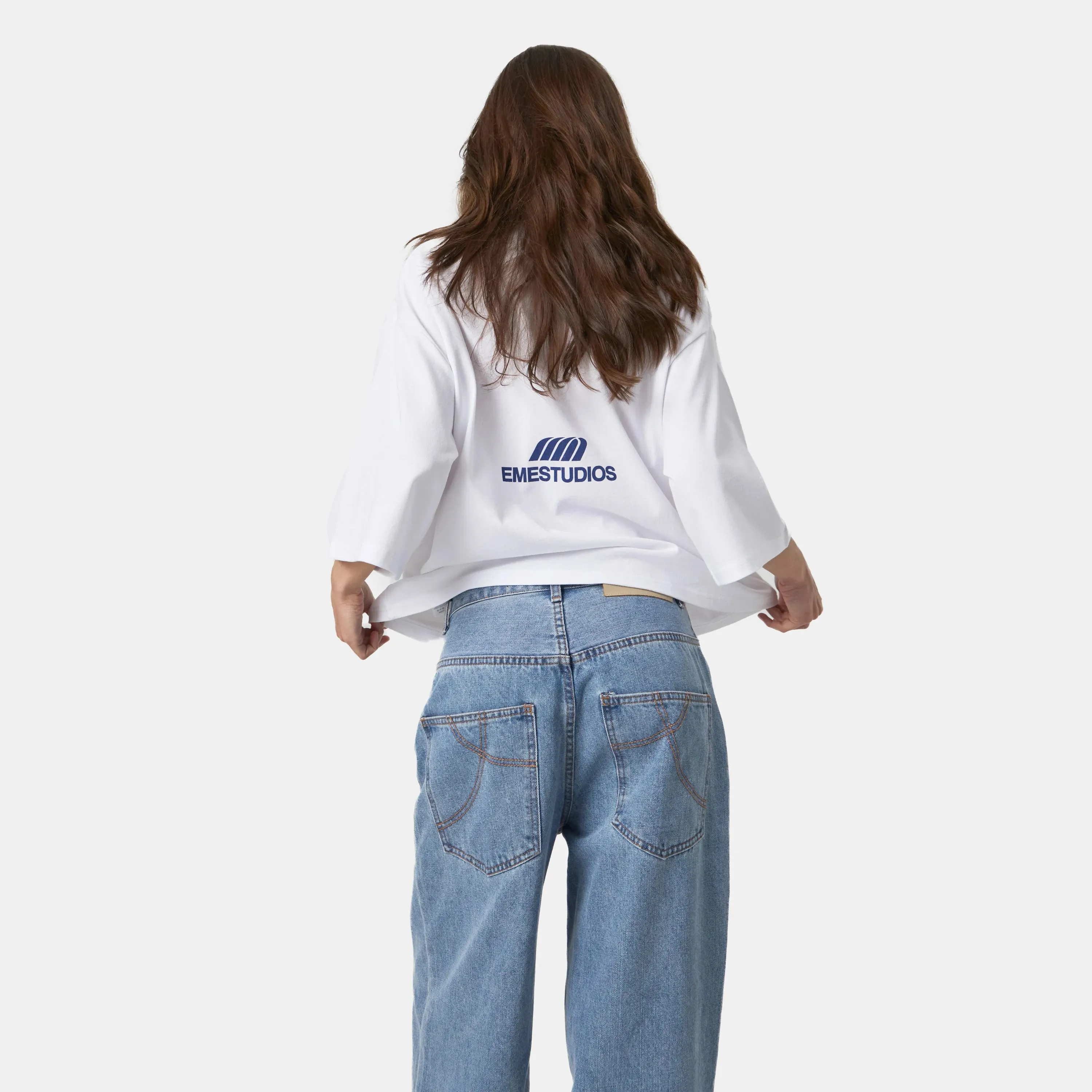 Paris Pearl Cropped Boxy Tee