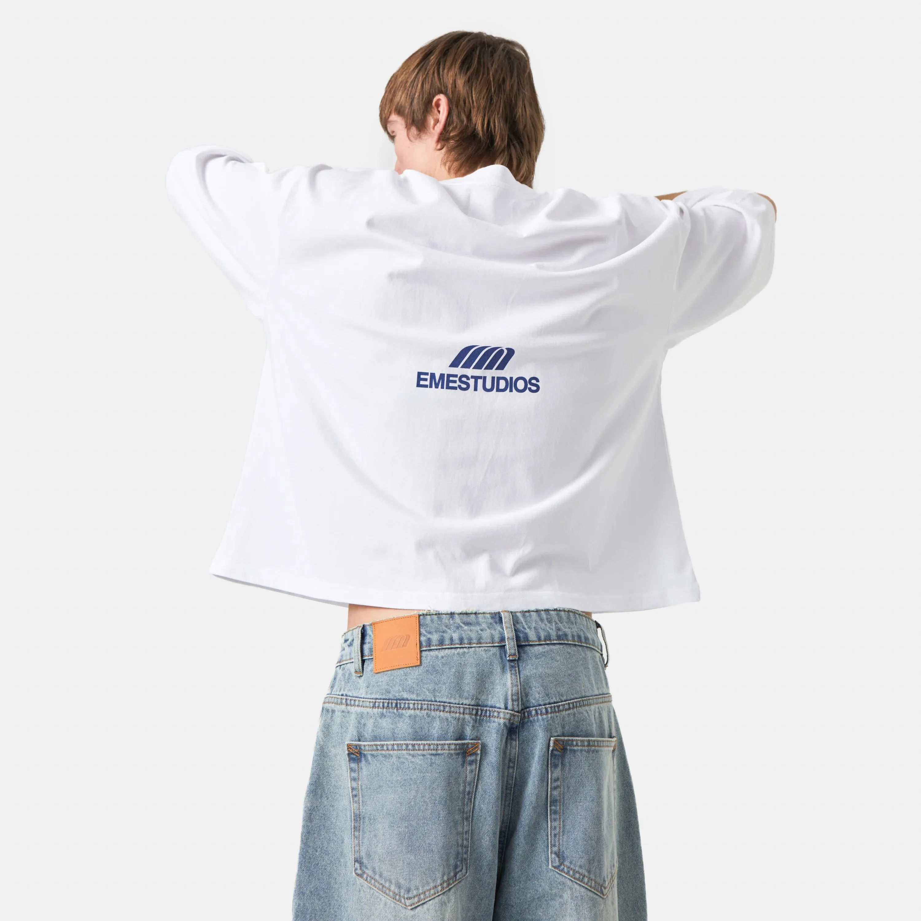 Paris Pearl Cropped Boxy Tee