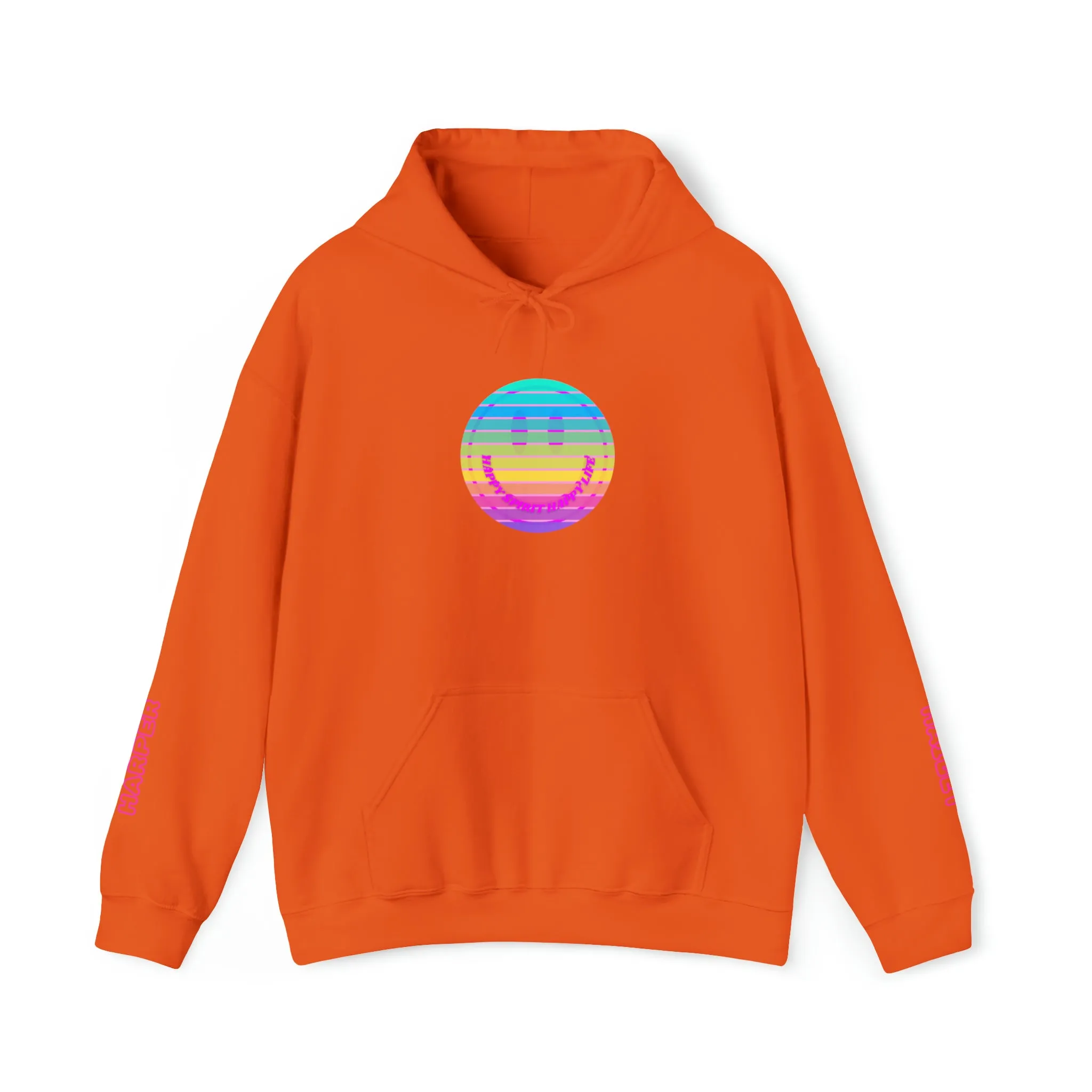 Personalized Name Hoodie, Aesthetic Hoodie, Happy Spirit Happy Life, Smile Hoodie, Happy Mind Hoodie, Mental Health Hoodie, Rainbow Hoodie