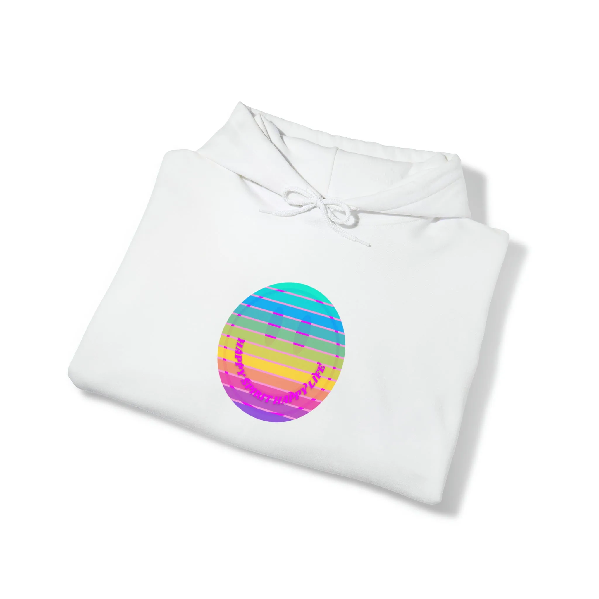 Personalized Name Hoodie, Aesthetic Hoodie, Happy Spirit Happy Life, Smile Hoodie, Happy Mind Hoodie, Mental Health Hoodie, Rainbow Hoodie