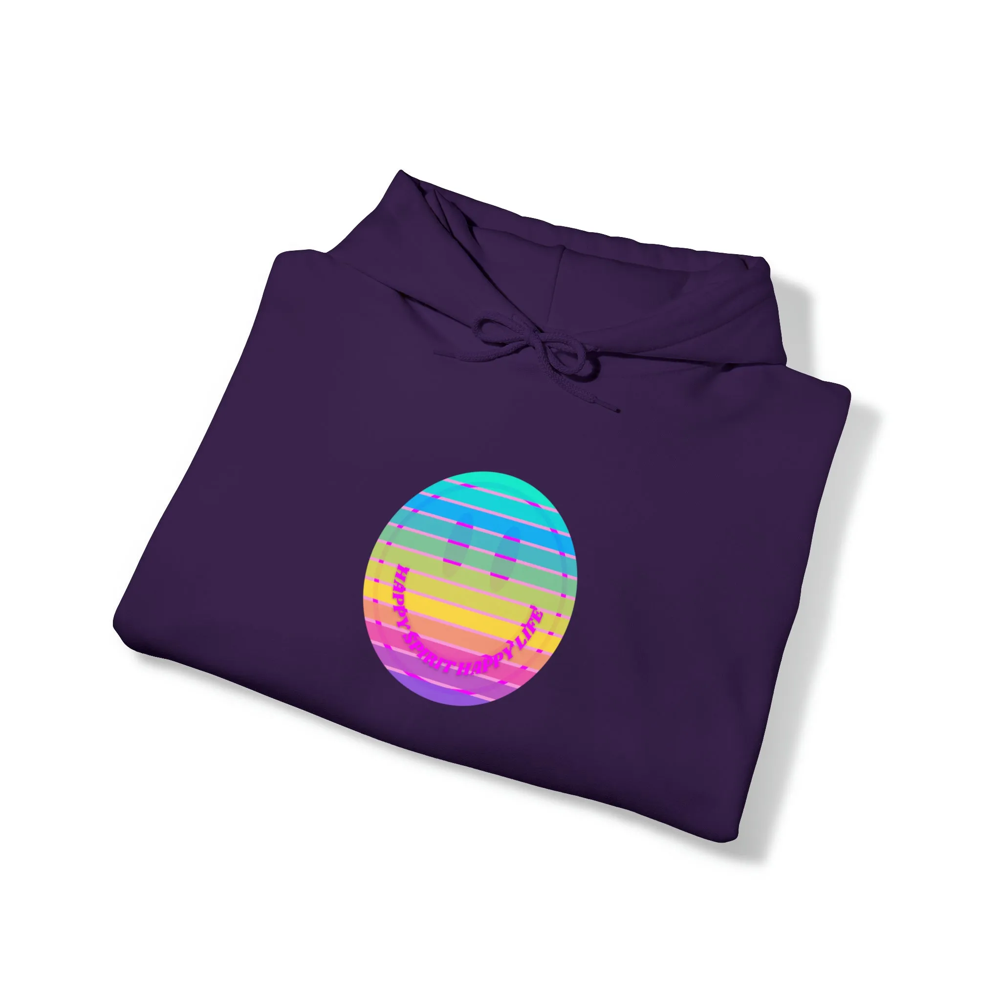 Personalized Name Hoodie, Aesthetic Hoodie, Happy Spirit Happy Life, Smile Hoodie, Happy Mind Hoodie, Mental Health Hoodie, Rainbow Hoodie