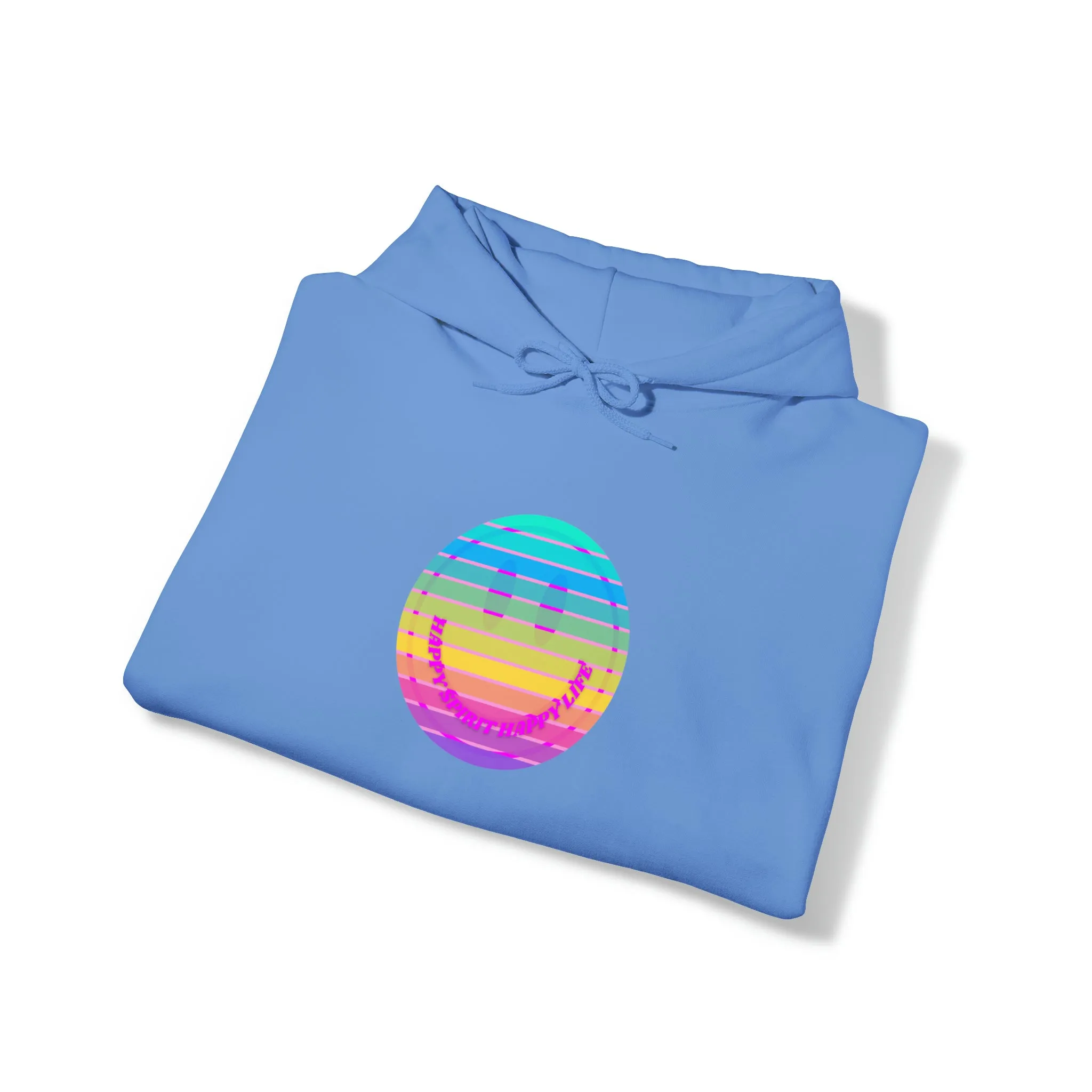 Personalized Name Hoodie, Aesthetic Hoodie, Happy Spirit Happy Life, Smile Hoodie, Happy Mind Hoodie, Mental Health Hoodie, Rainbow Hoodie