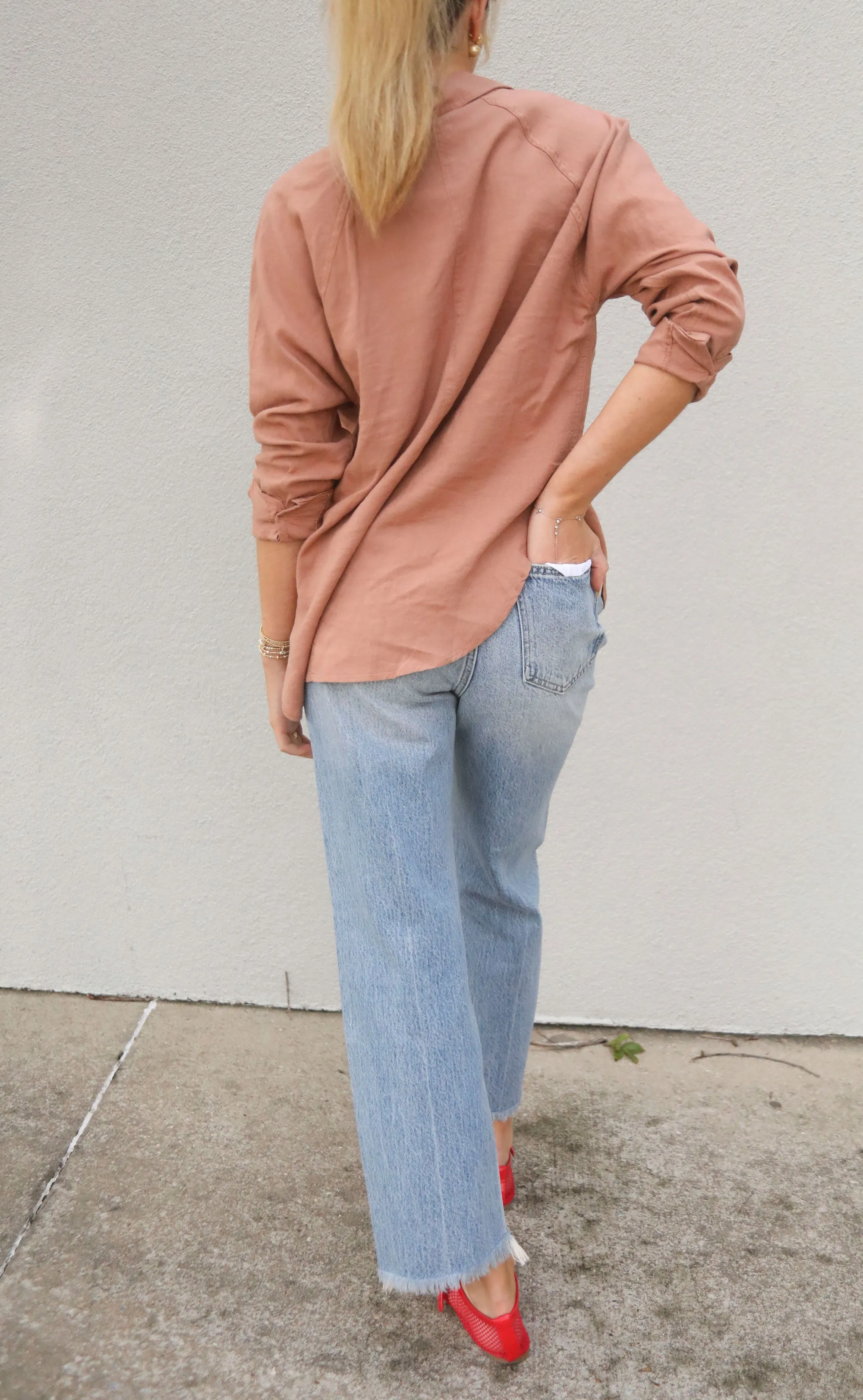 pistola: cassie crop super high rise straight - era vintage