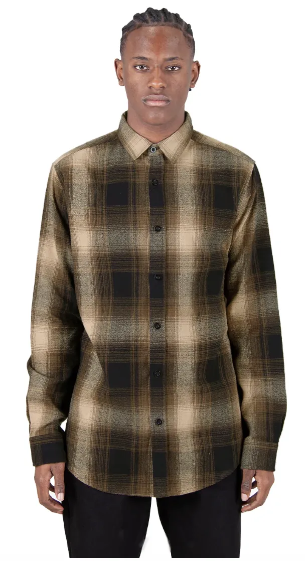 Plaid Flannel Overshirt