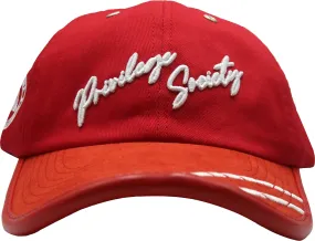PS Limited Script Dad Hat, Red/Black