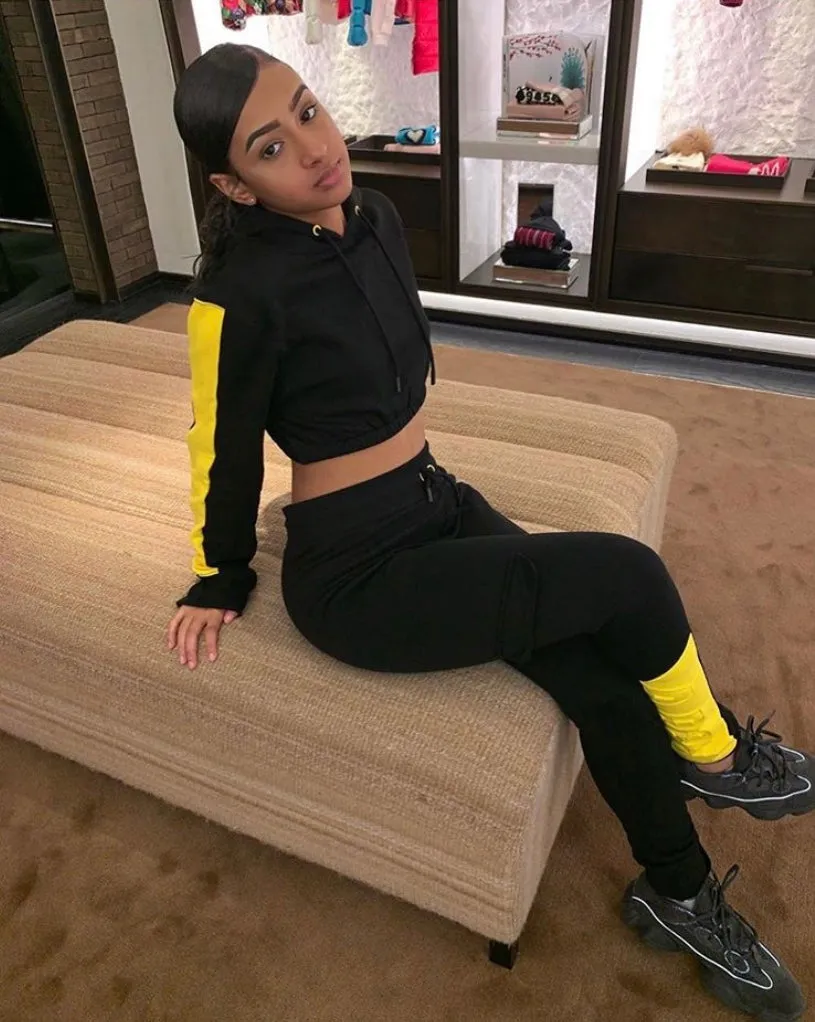 Racer Cropped Hoodie