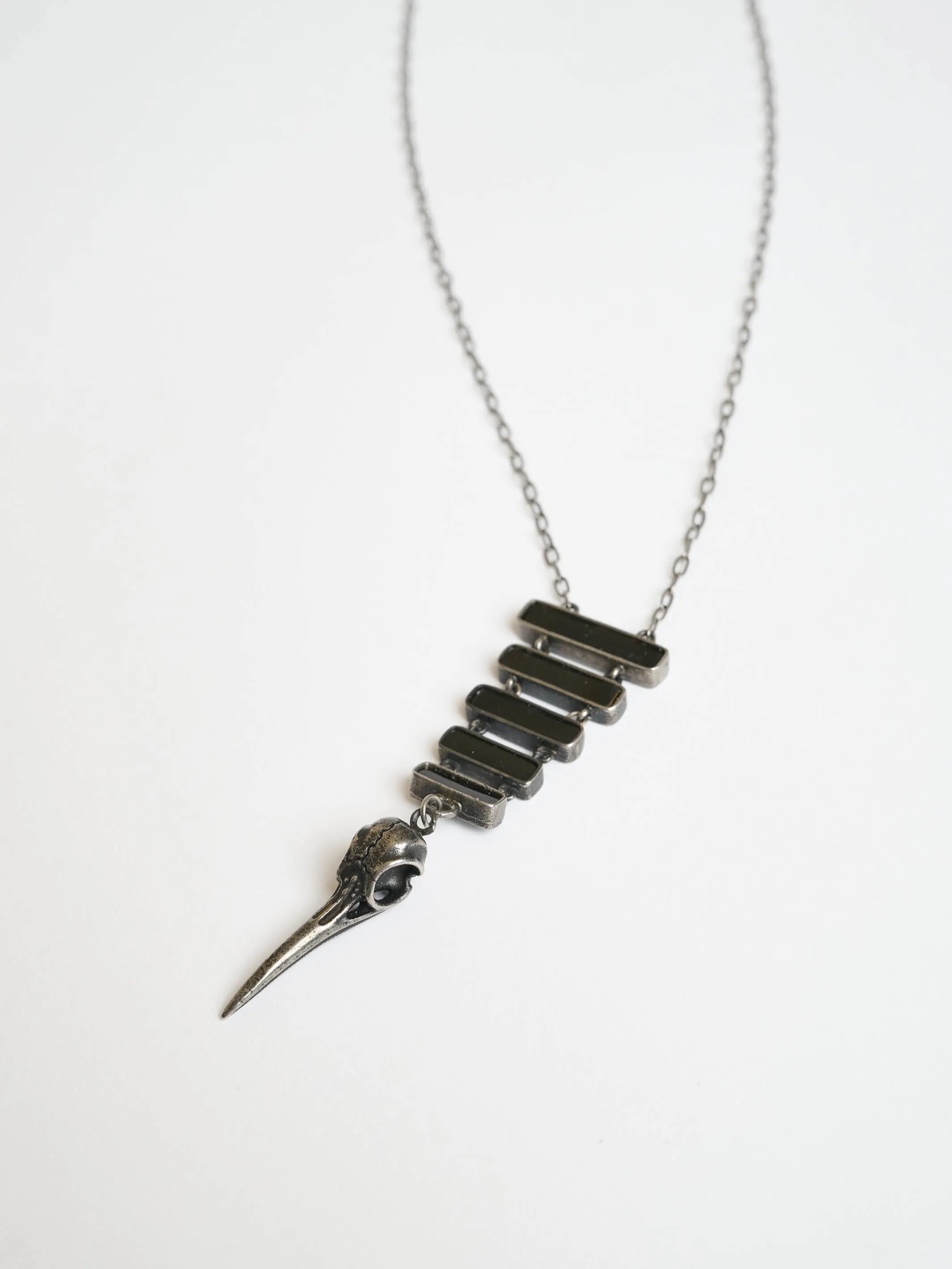 Raven Skull Necklace