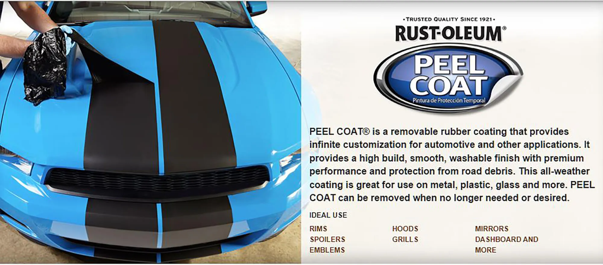 Rust-Oleum Matte Brilliant Blue Spray Paint