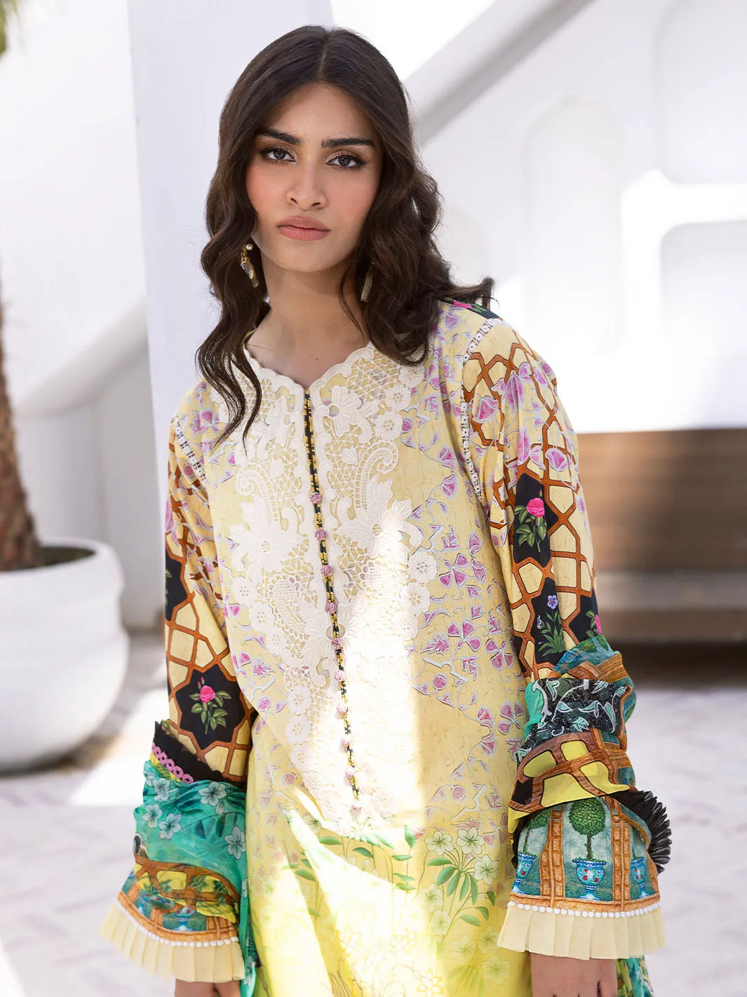 Seaside Serenade | 3 Piece Unstitch Lawn