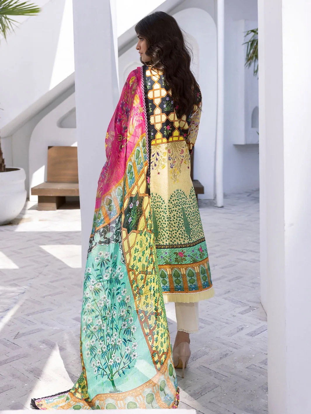 Seaside Serenade | 3 Piece Unstitch Lawn