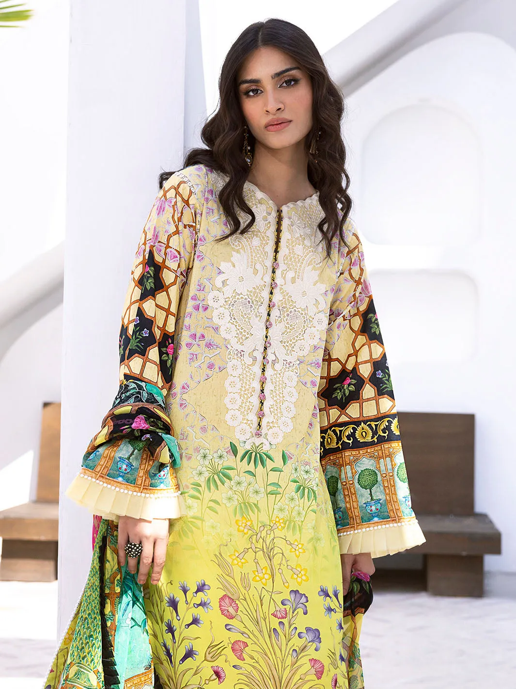 Seaside Serenade | 3 Piece Unstitch Lawn