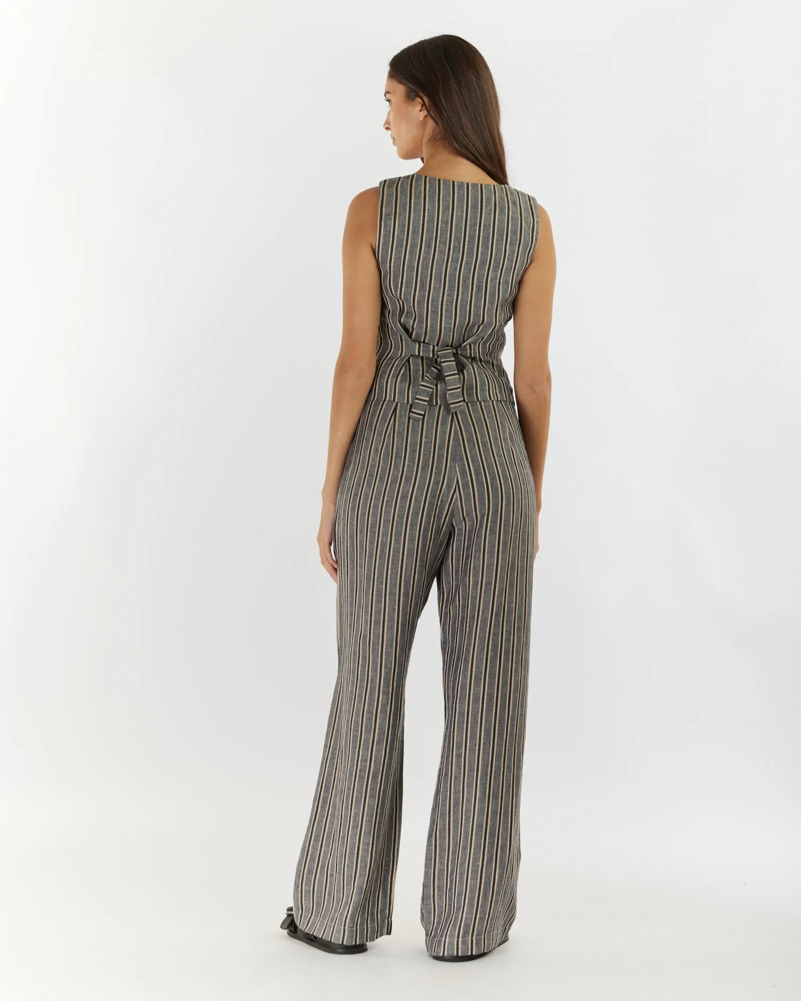 Set Sail Linen Stripe Pant
