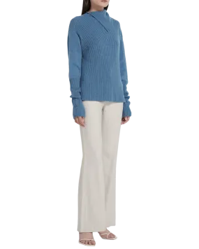 Size 14 (4) -  Viktoria & Woods Ribbed Merino Wool Chemistry Knit Jumper