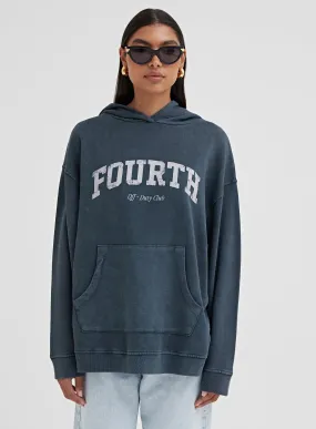 Slate Fourth Studio Oversized Acid Wash Hoodie - Niyah