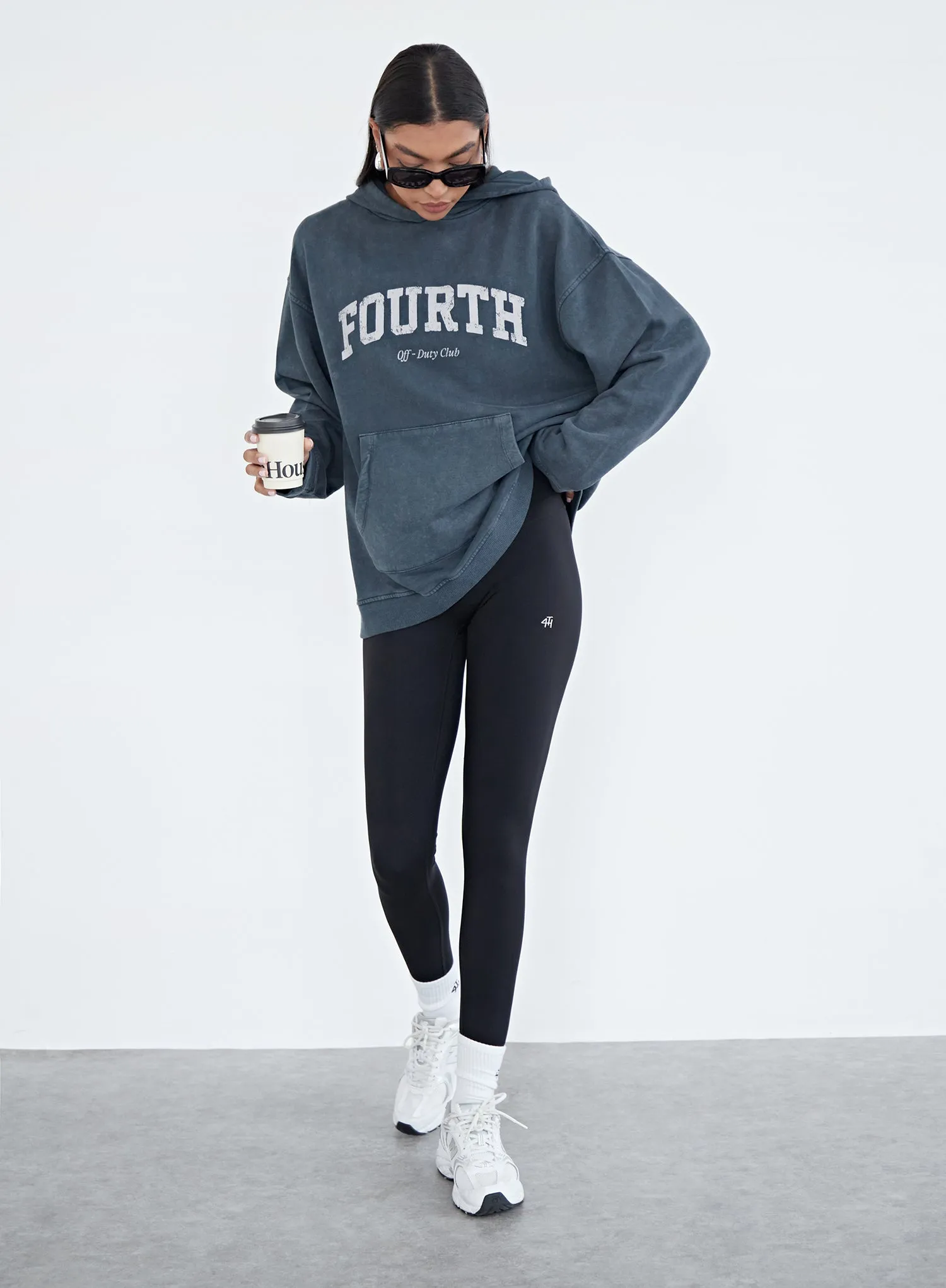 Slate Fourth Studio Oversized Acid Wash Hoodie - Niyah