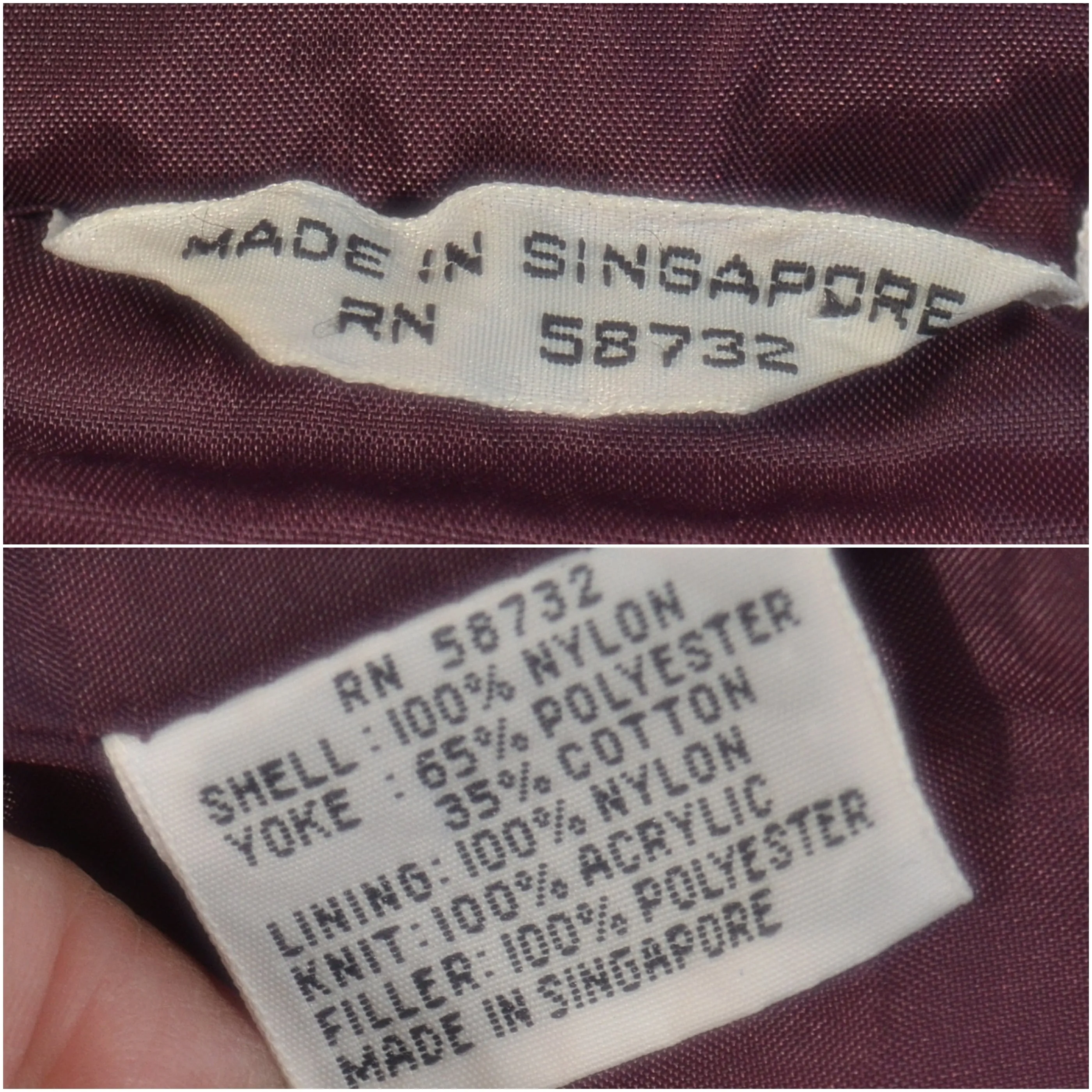 SOLD Vintage Puffer Vest, Chevron Pattern M