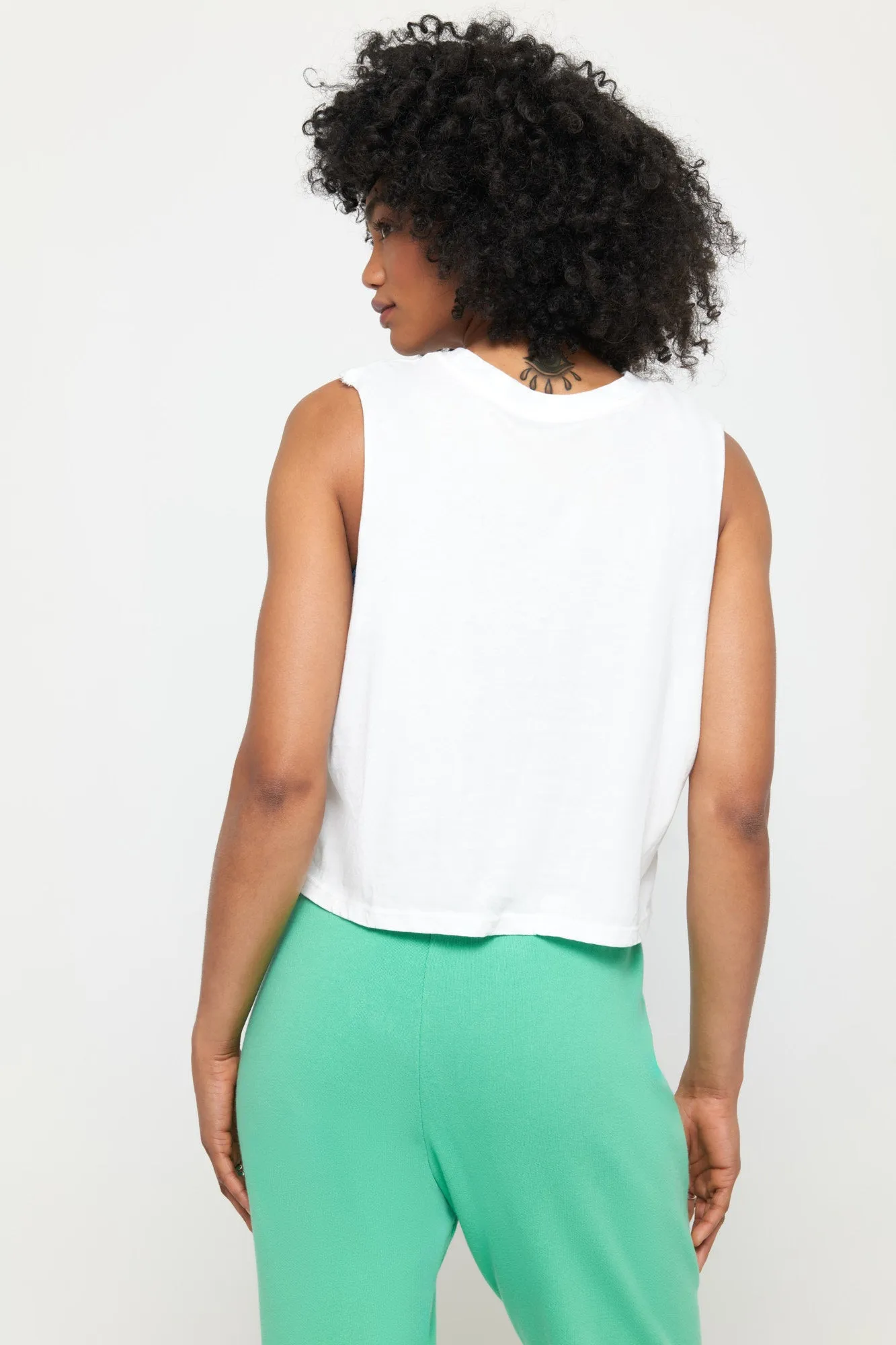 Spiritual Gangster Fan Radiate Callie Crop Tank