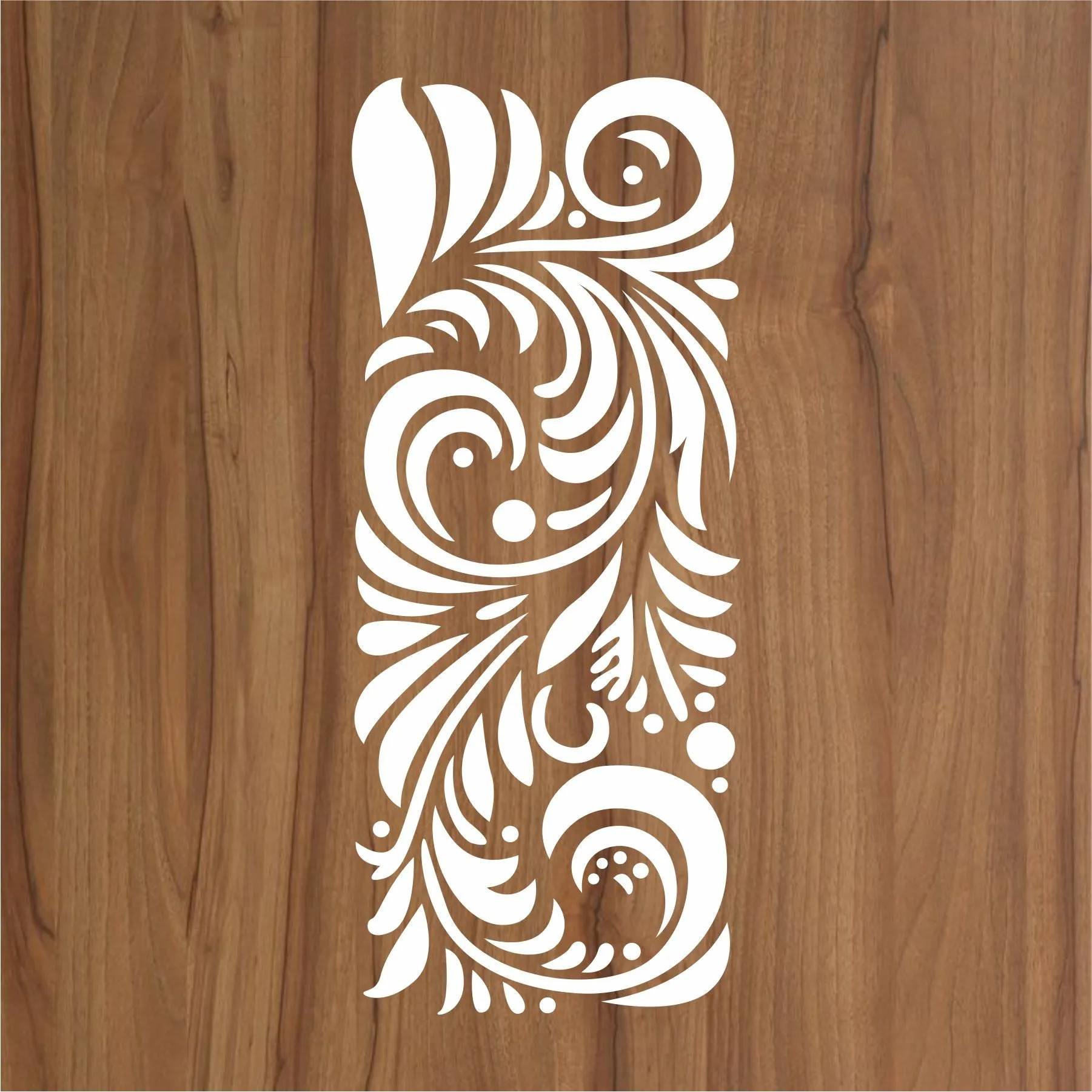 Swill Bonzaa Pattern Reusable Stencil For Canvas And Wall Painting.ID#224