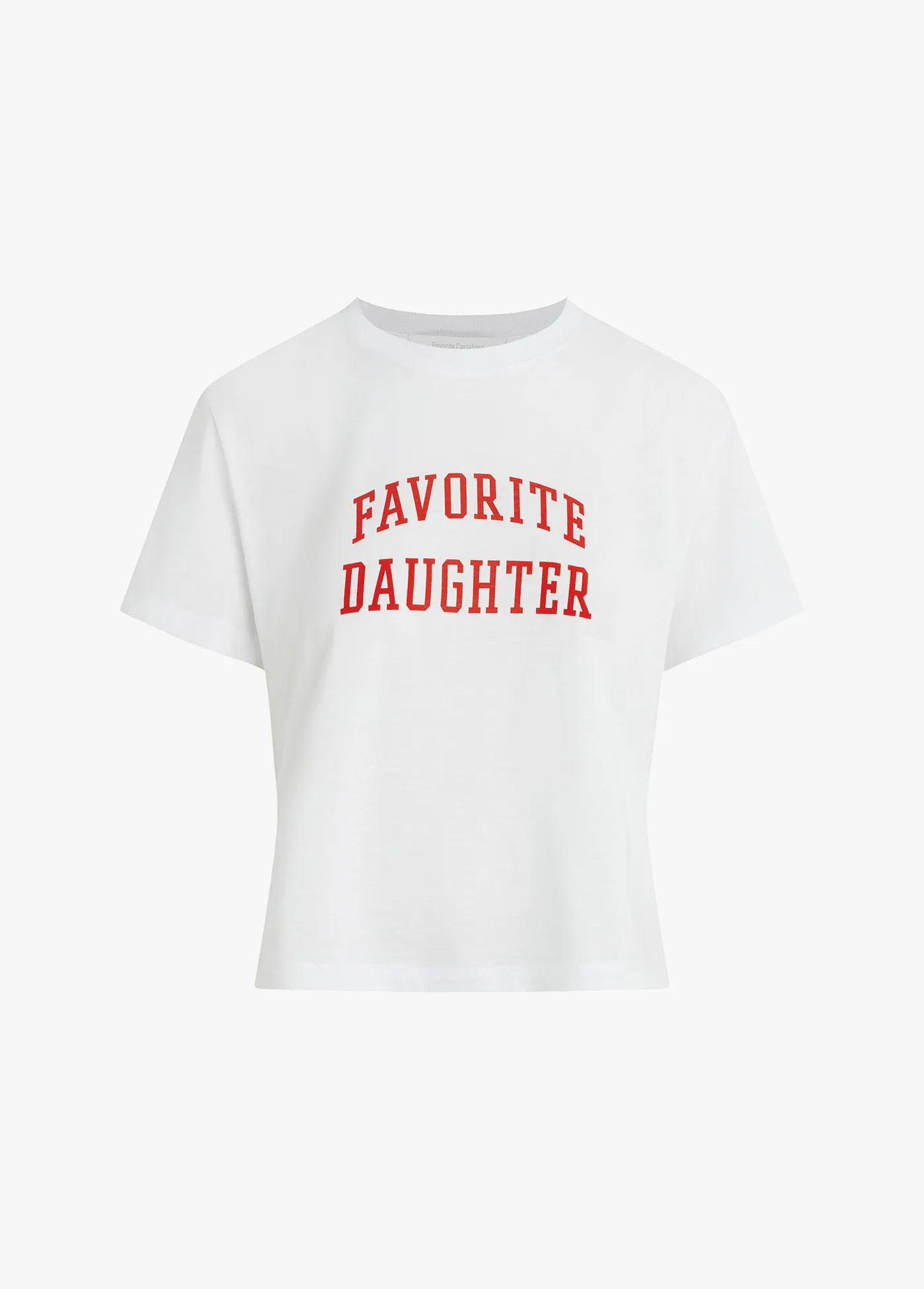 THE CROPPED COLLEGIATE TEE
