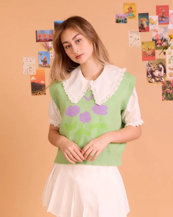 The Serenata Vest - Green