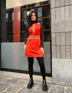 The Tribal Dress Orange