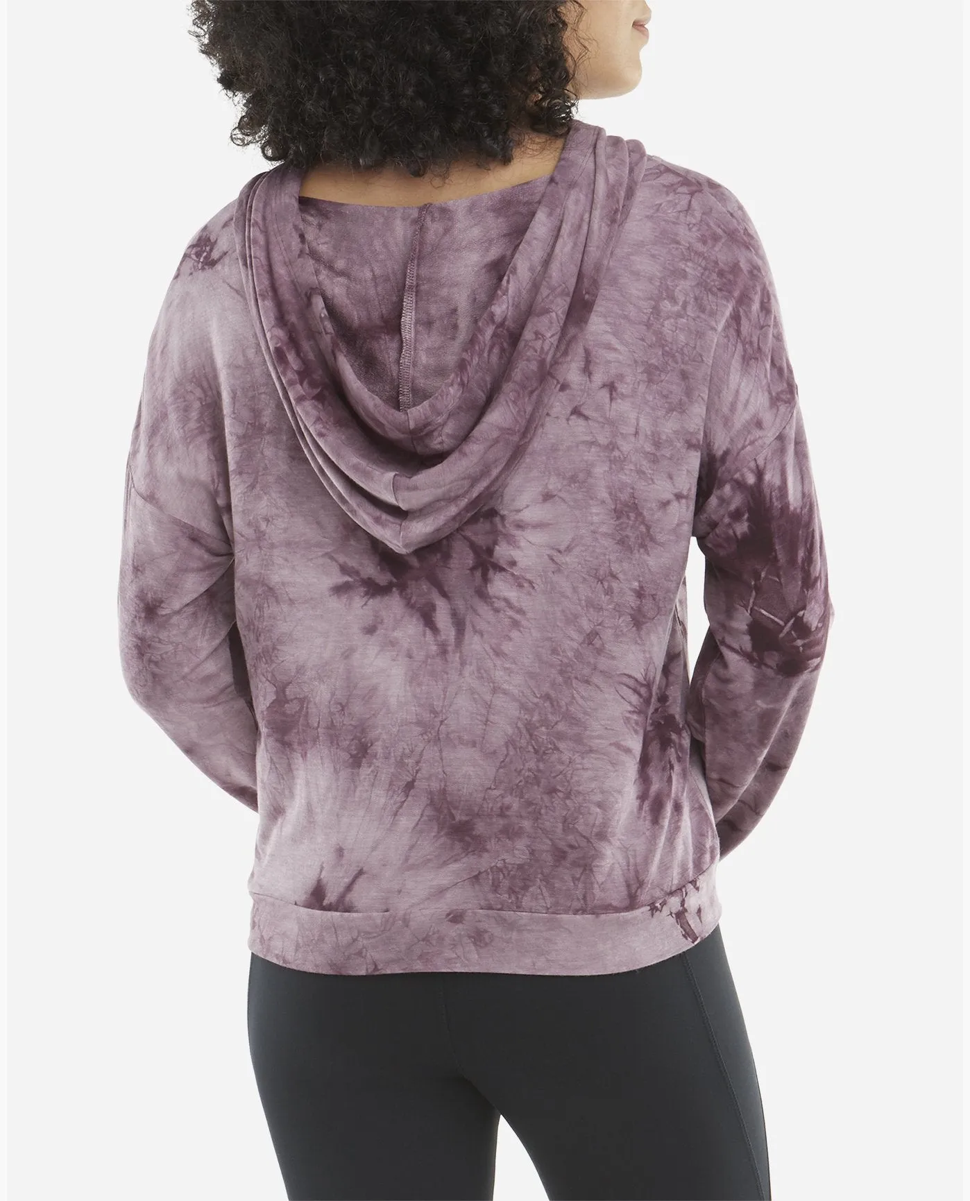 Tie Dye Cropped Hoodie