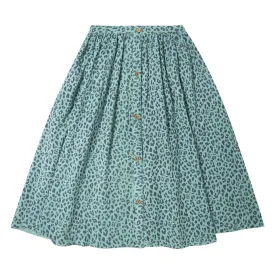 TOCOTO VINTAGE ANIMAL PRINT LONG SKIRT