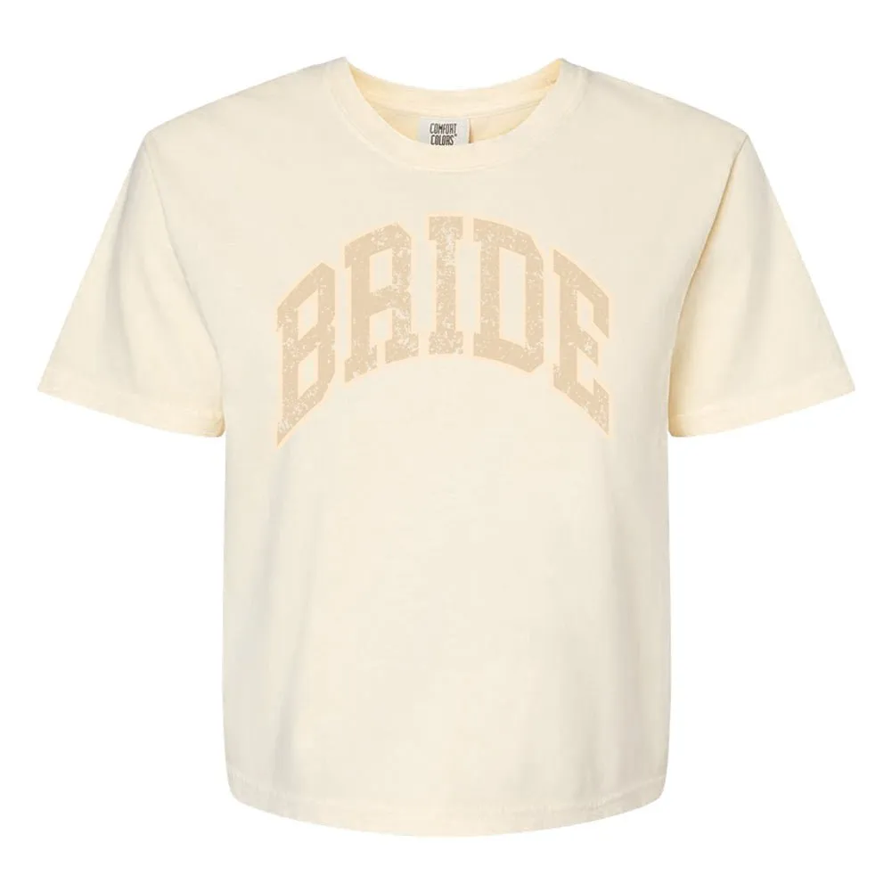 'Varsity Bride' Boxy T-Shirt