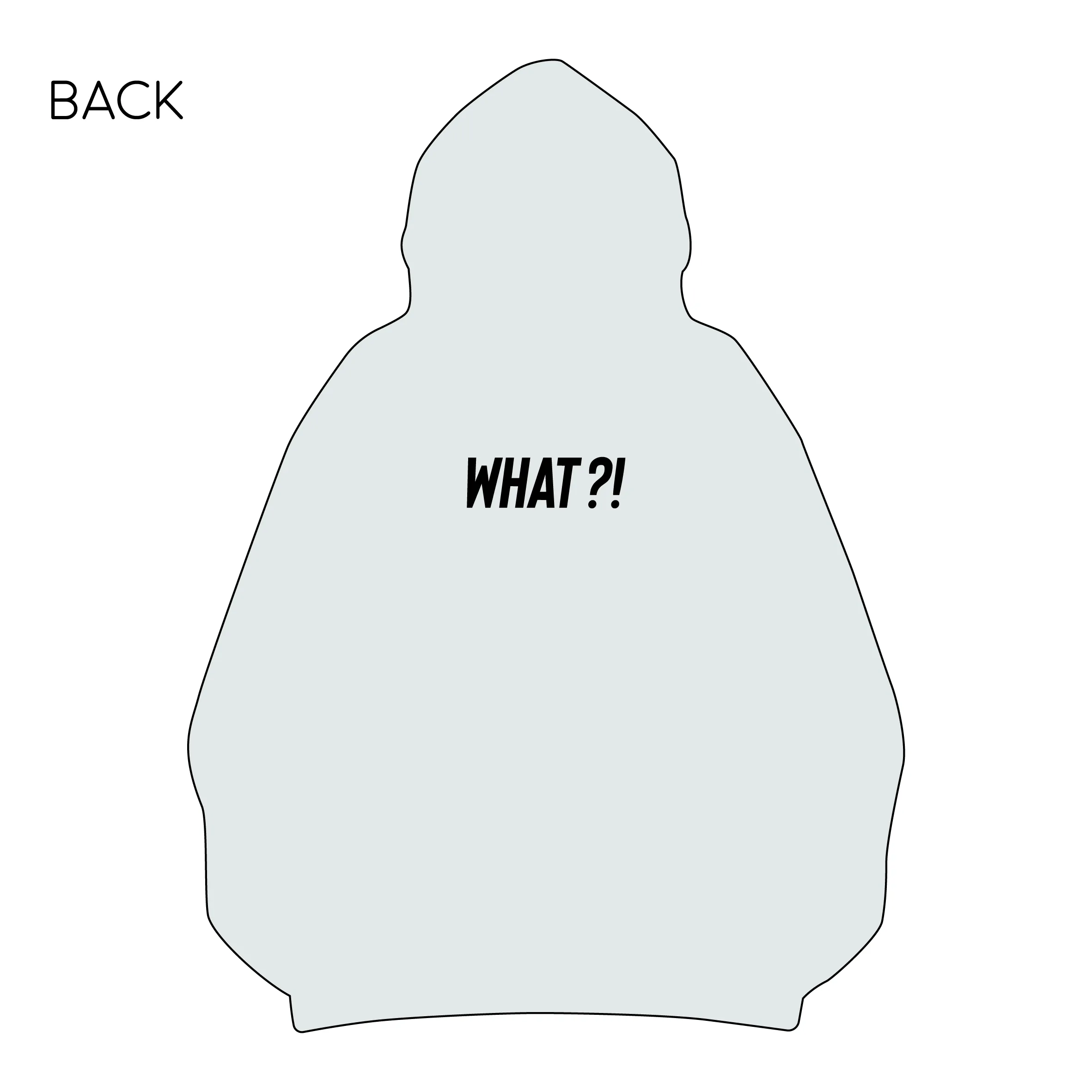 WHAT (Oversized Hoodie)