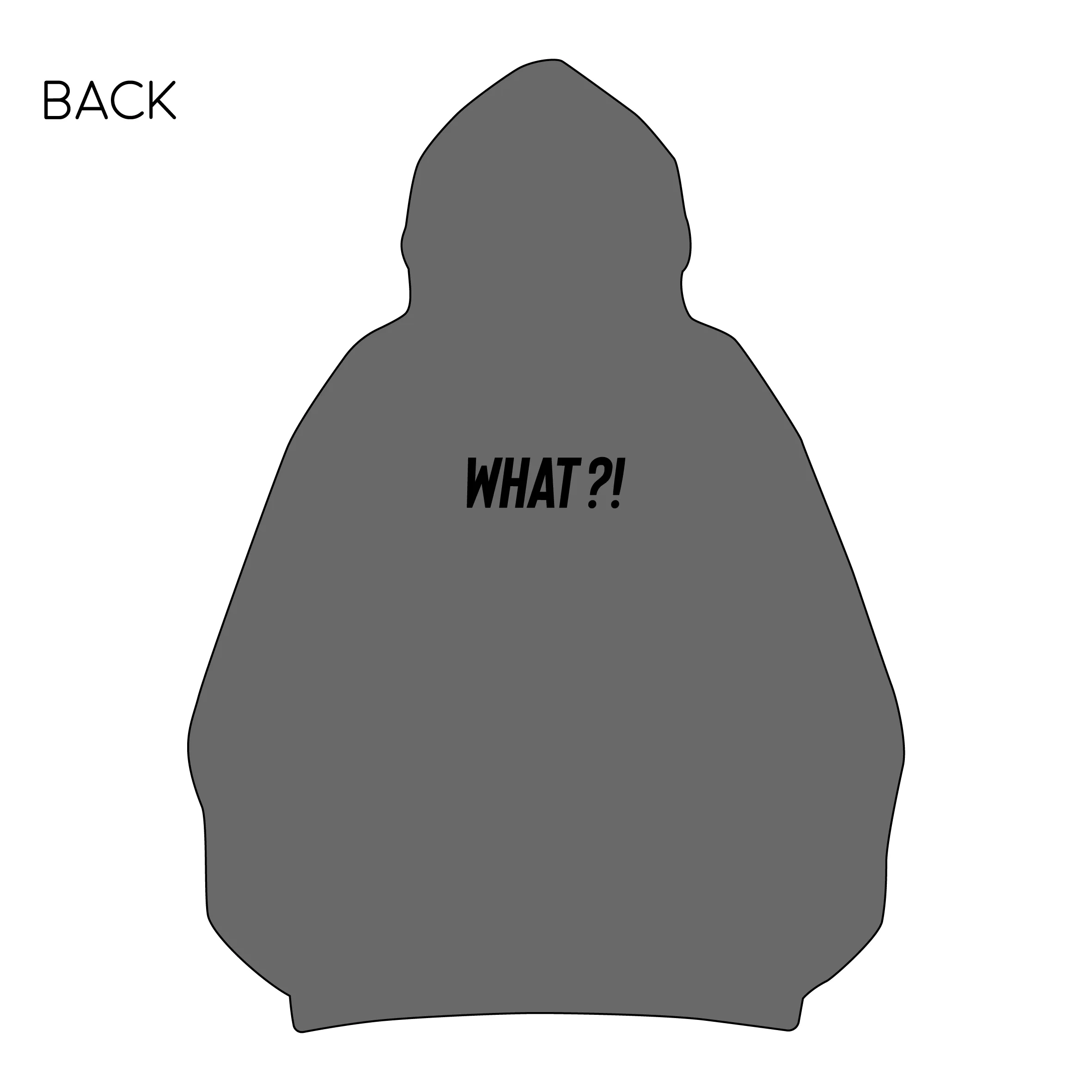 WHAT (Oversized Hoodie)
