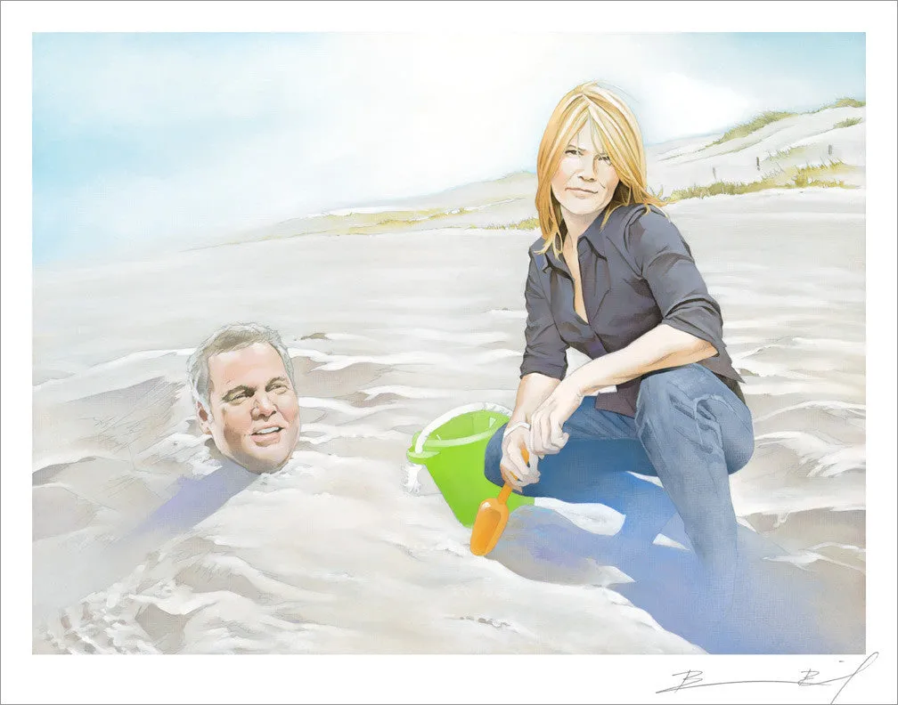 “Wish You Were Here” signed print