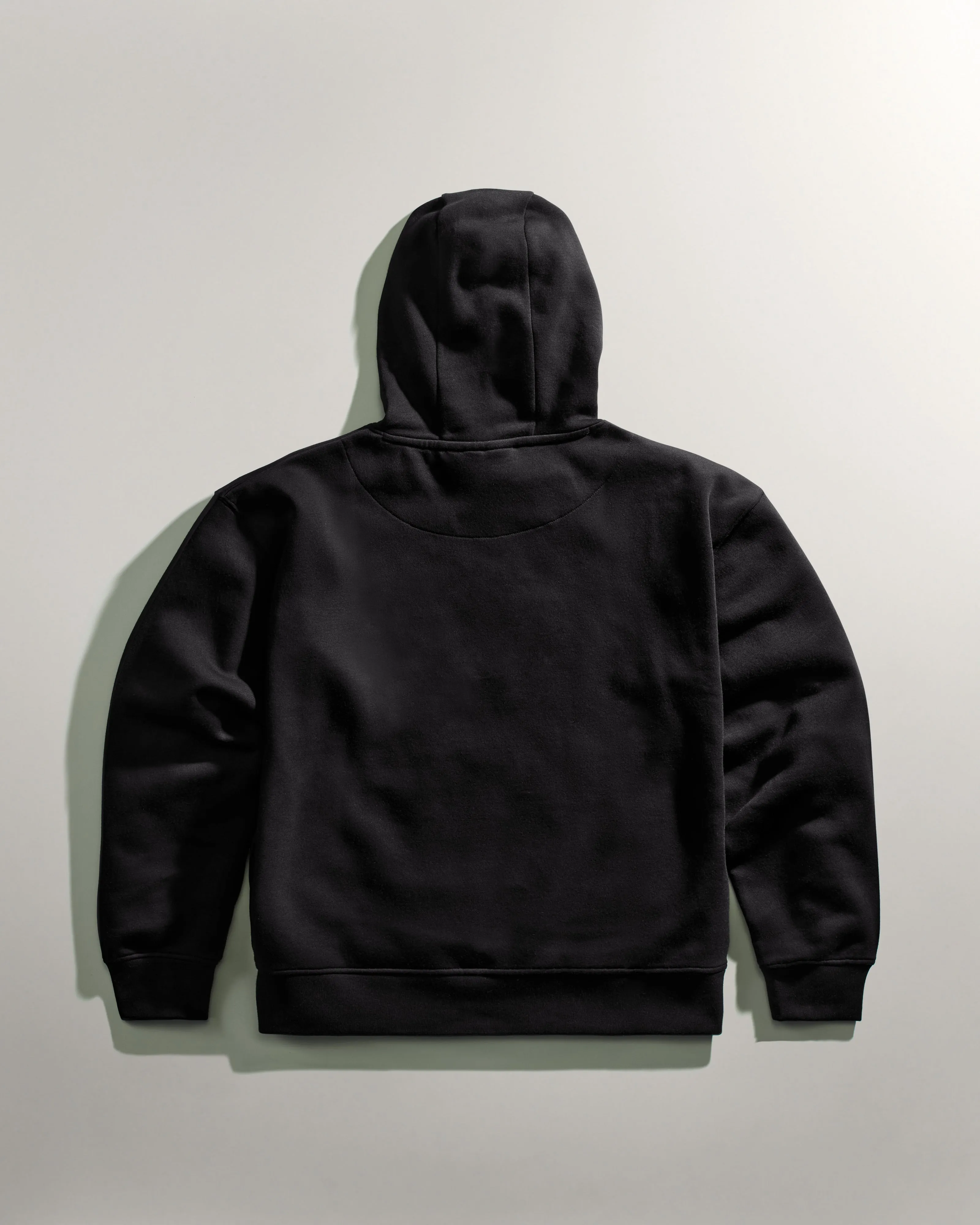 Womens Oversized Logo Hoody Black