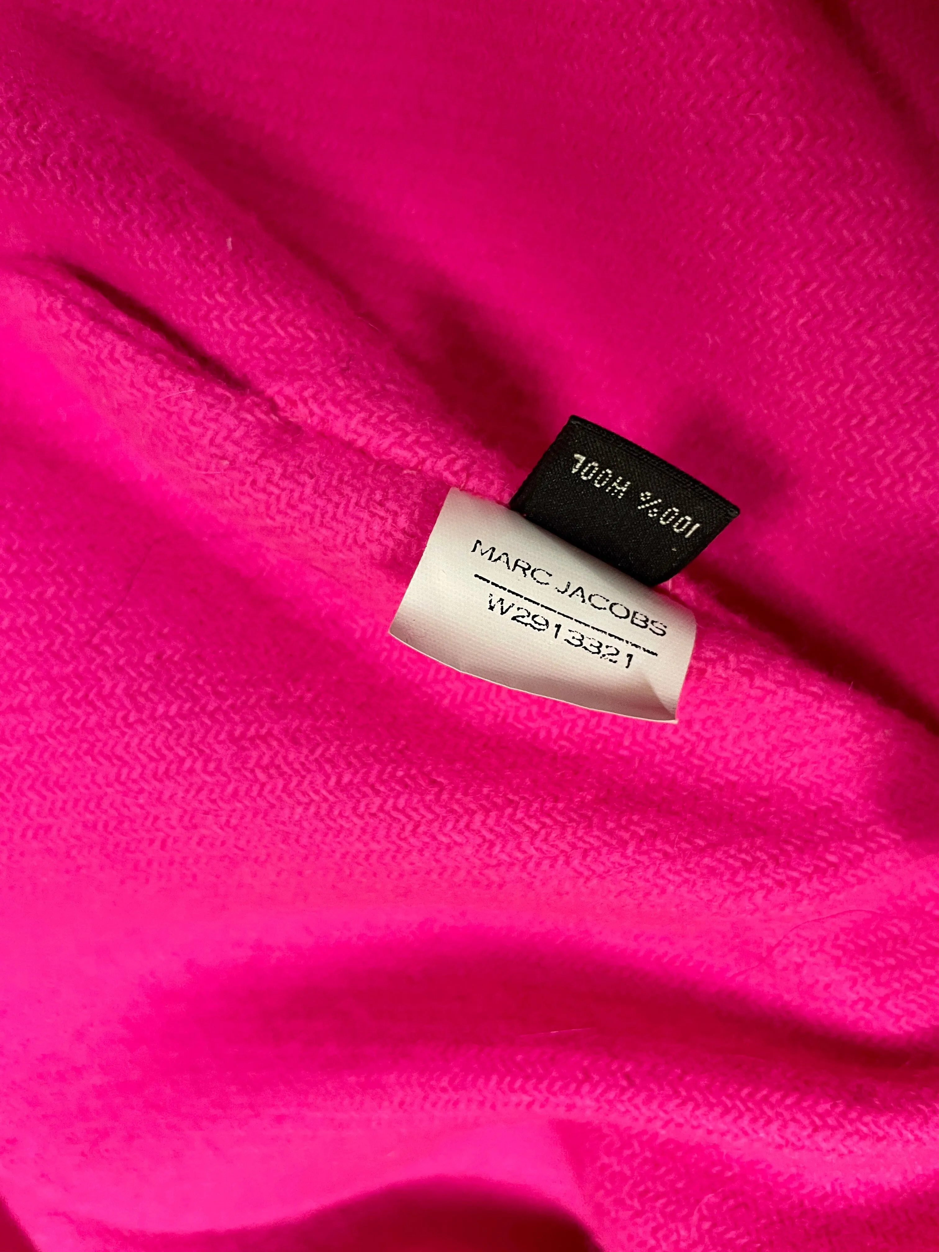 Y2K Fall 2009 Marc Jacobs Hot Pink Hooded Wool Coat Size S