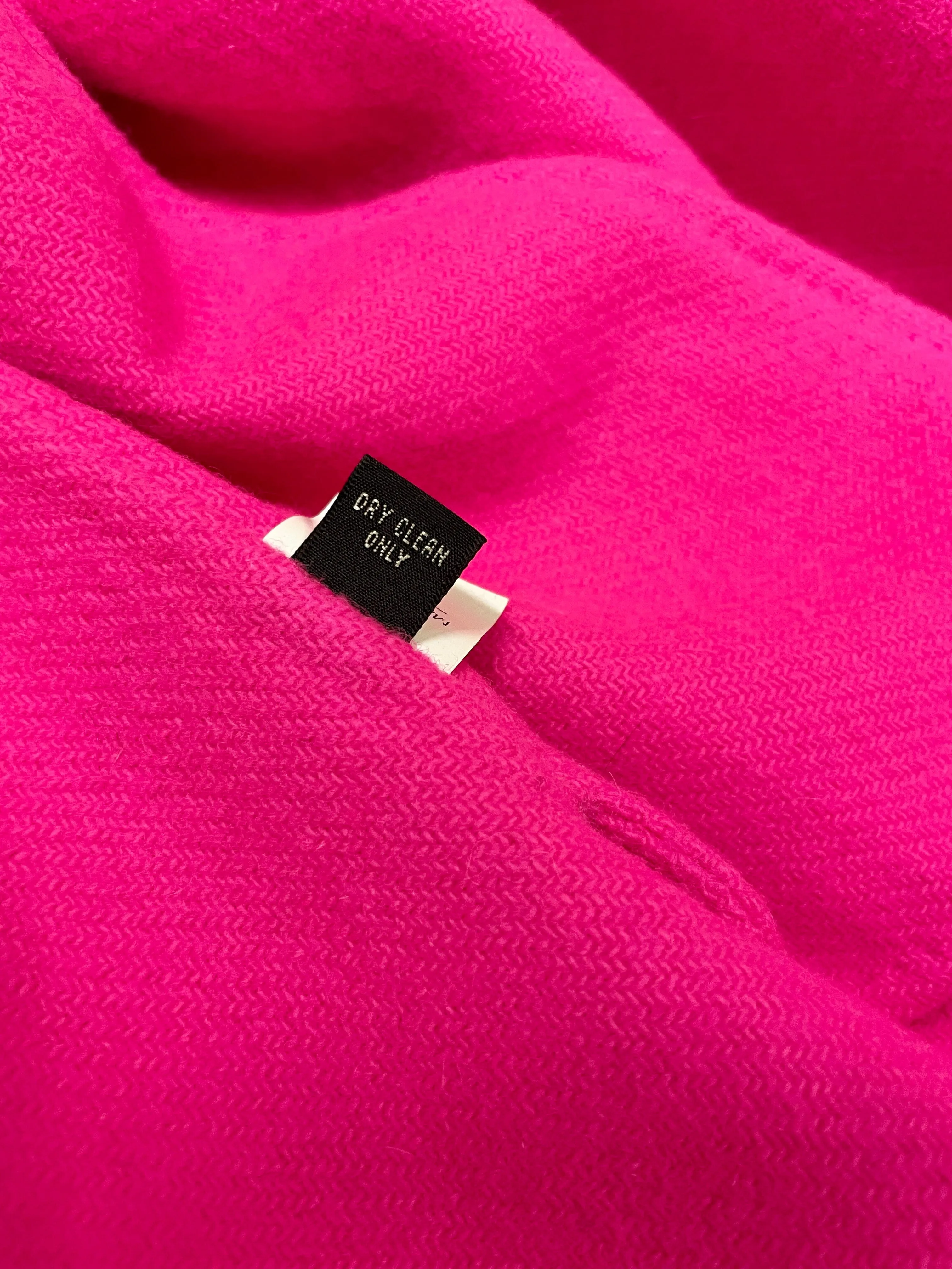 Y2K Fall 2009 Marc Jacobs Hot Pink Hooded Wool Coat Size S